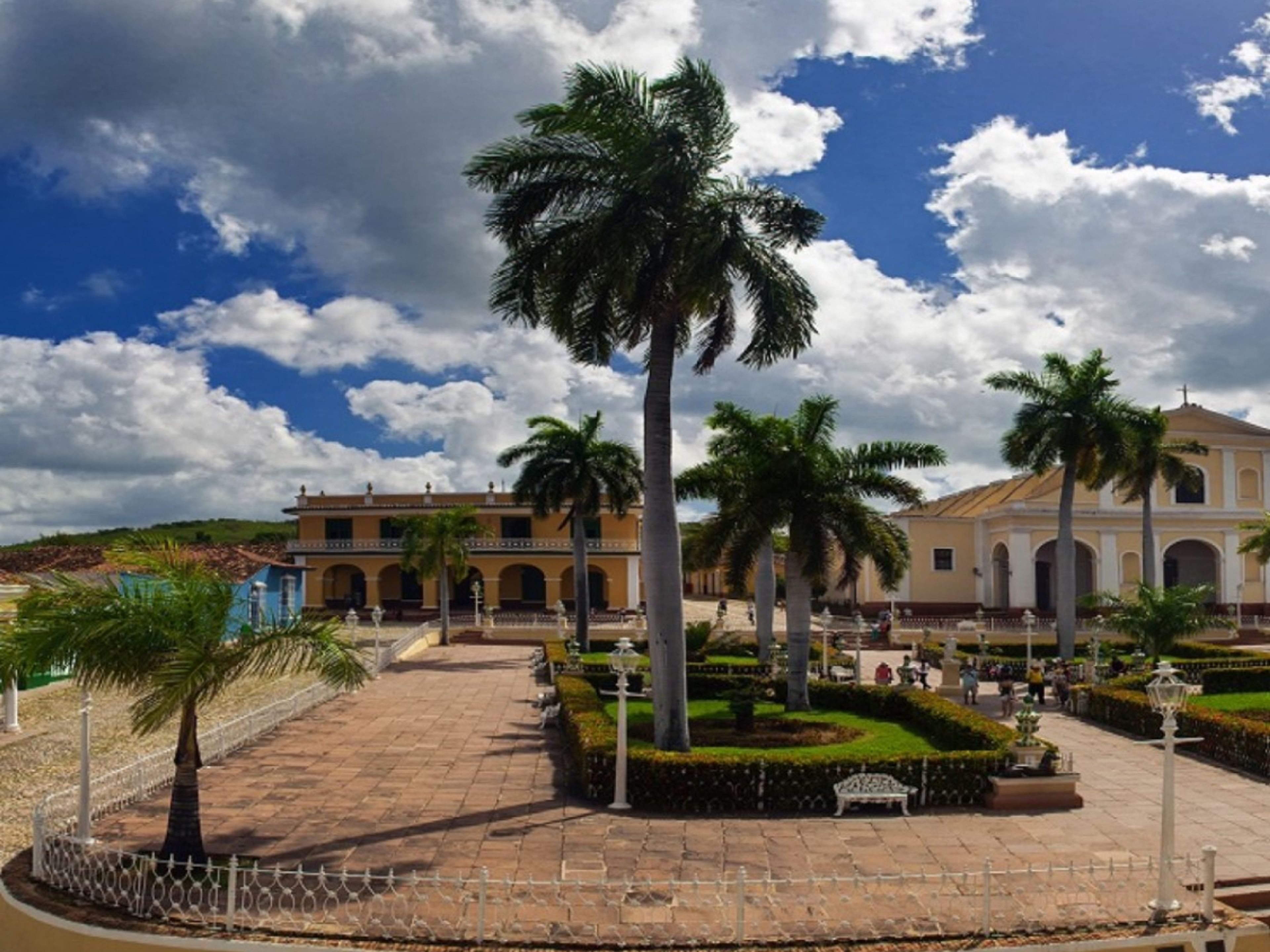 Tour "GIRO PER TRINIDAD IN CARROZZE A CAVALLI". Trinidad old city panoramic view, Sancti Spiritus, Cuba.