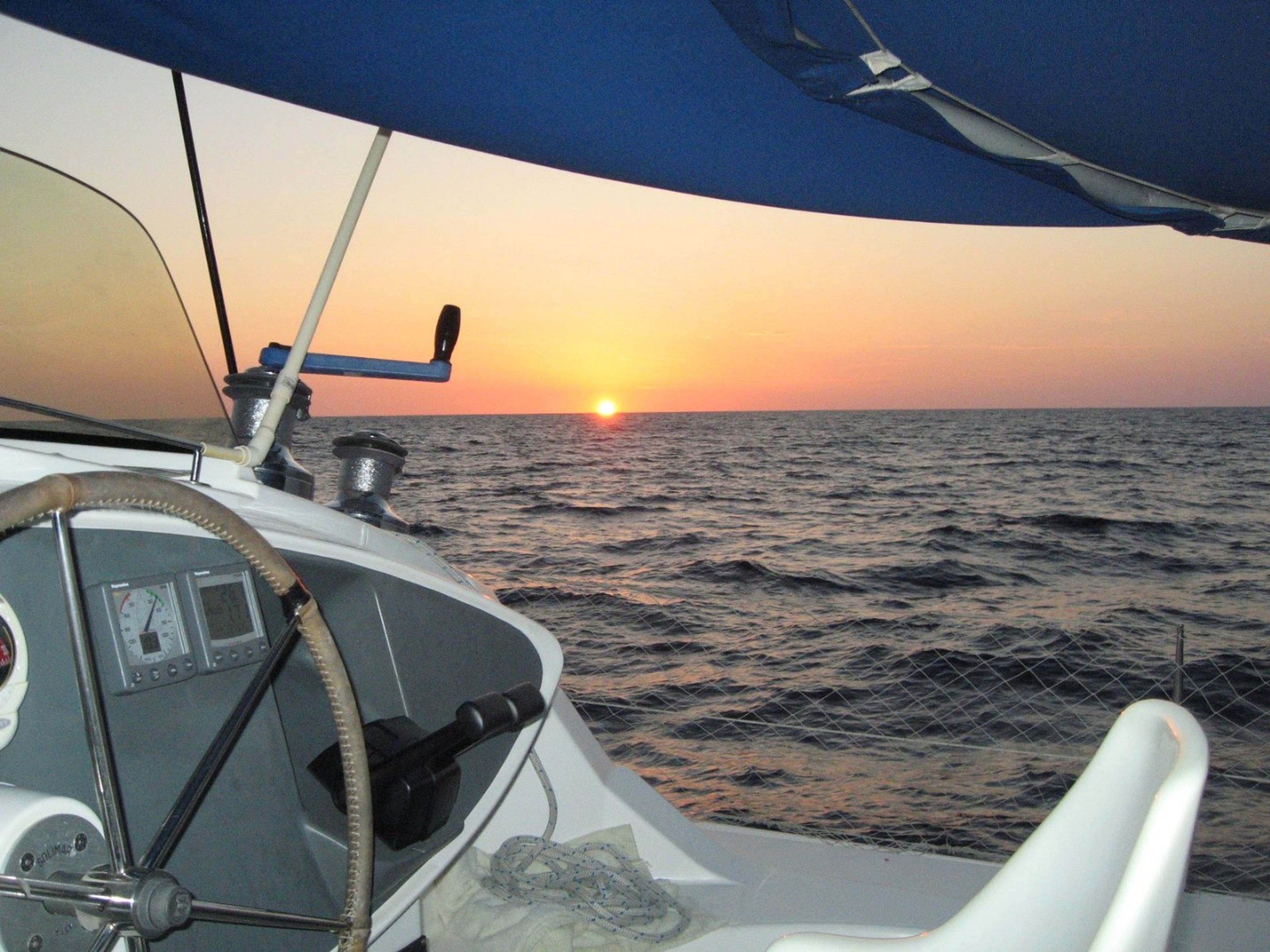 Tour "PRUA AL TRAMONTO". Sunset at Cayo Santa María