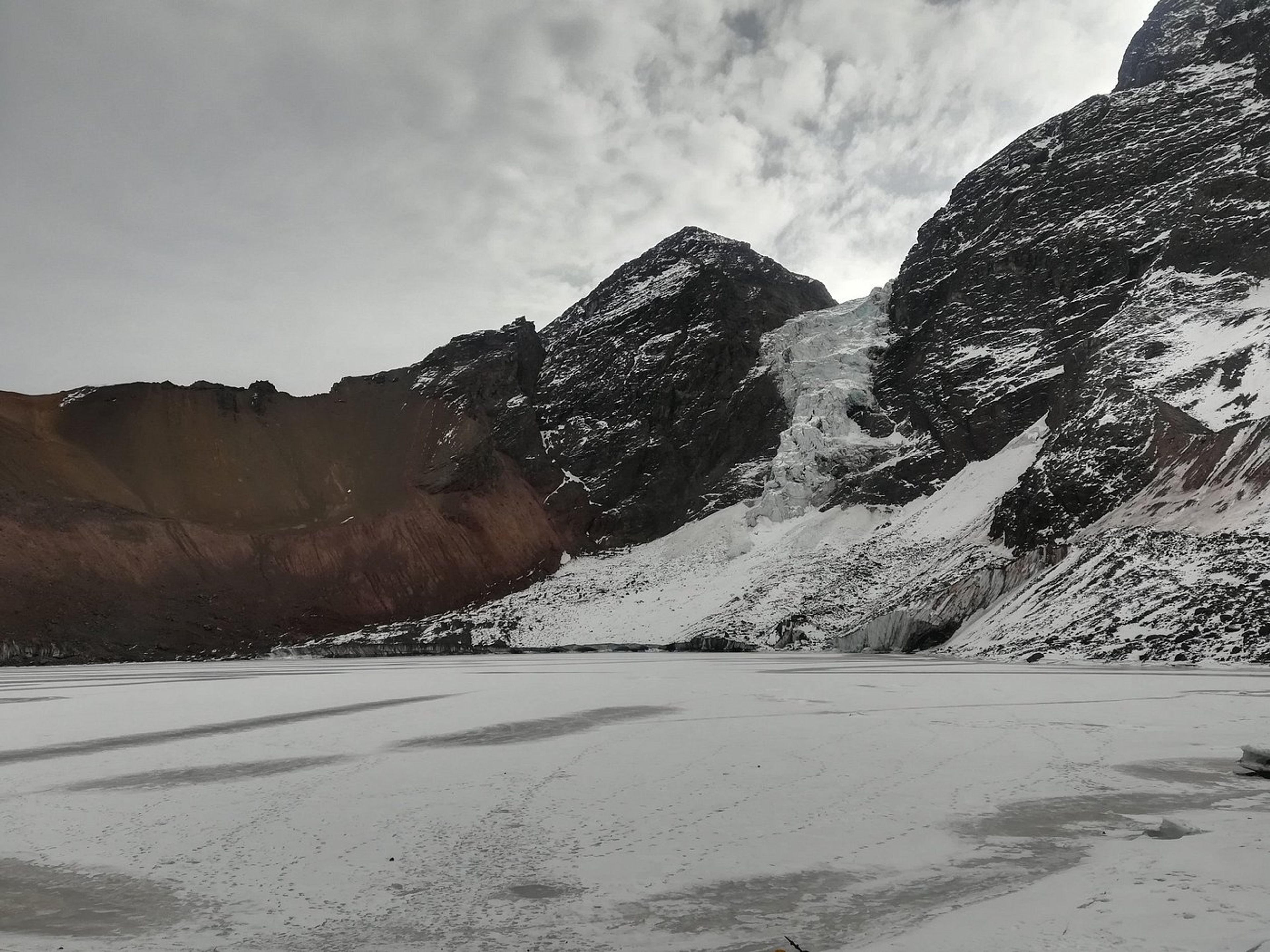 “TREKKING TO THE HANGING GLACIER EL MORADO” Tour. “TREKKING TO THE HANGING GLACIER EL MORADO” Tour, Chile.