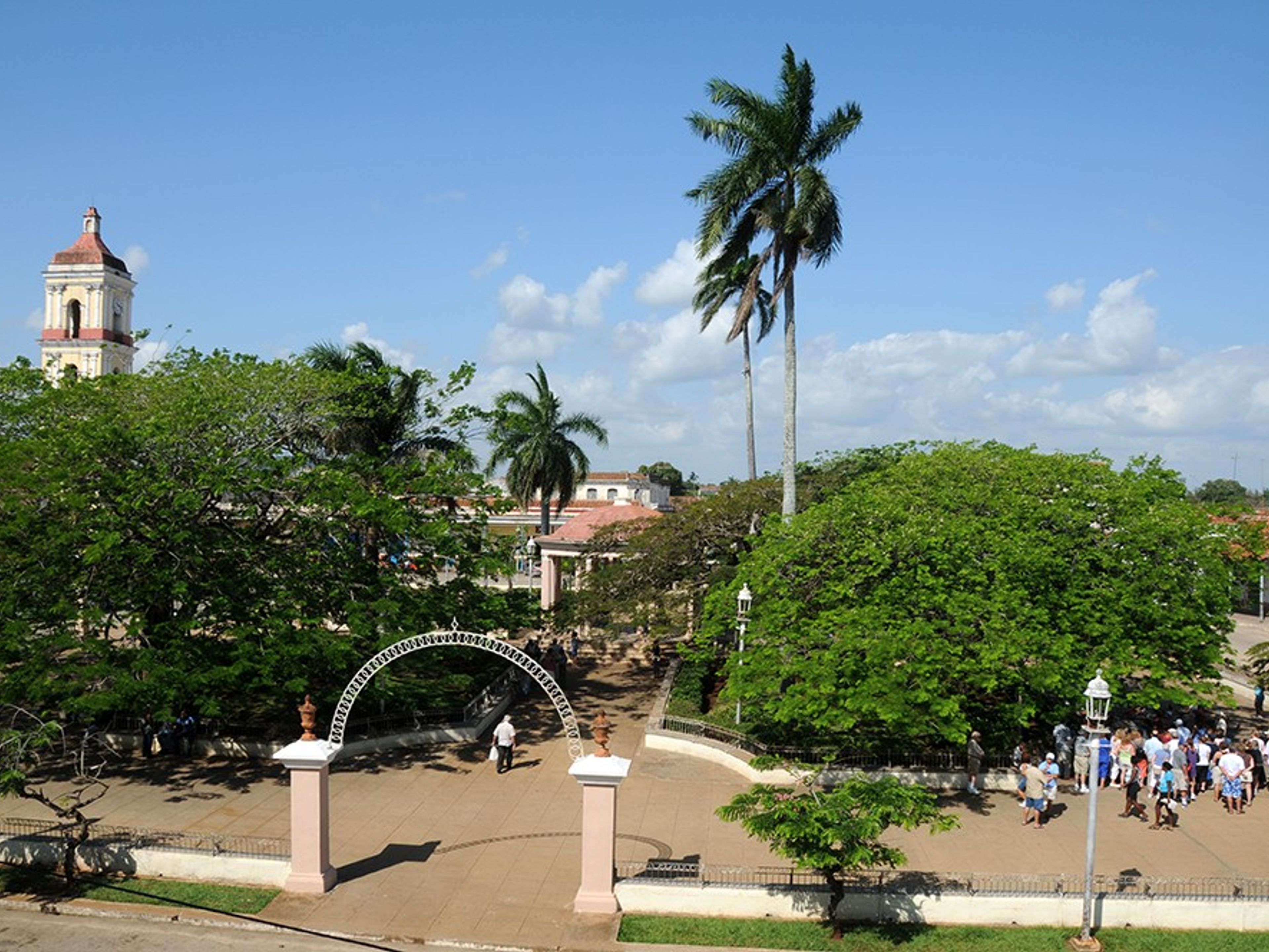Excursión “REMEDIOS COLONIAL”. San Juan de los Remedios central park panoramic view
