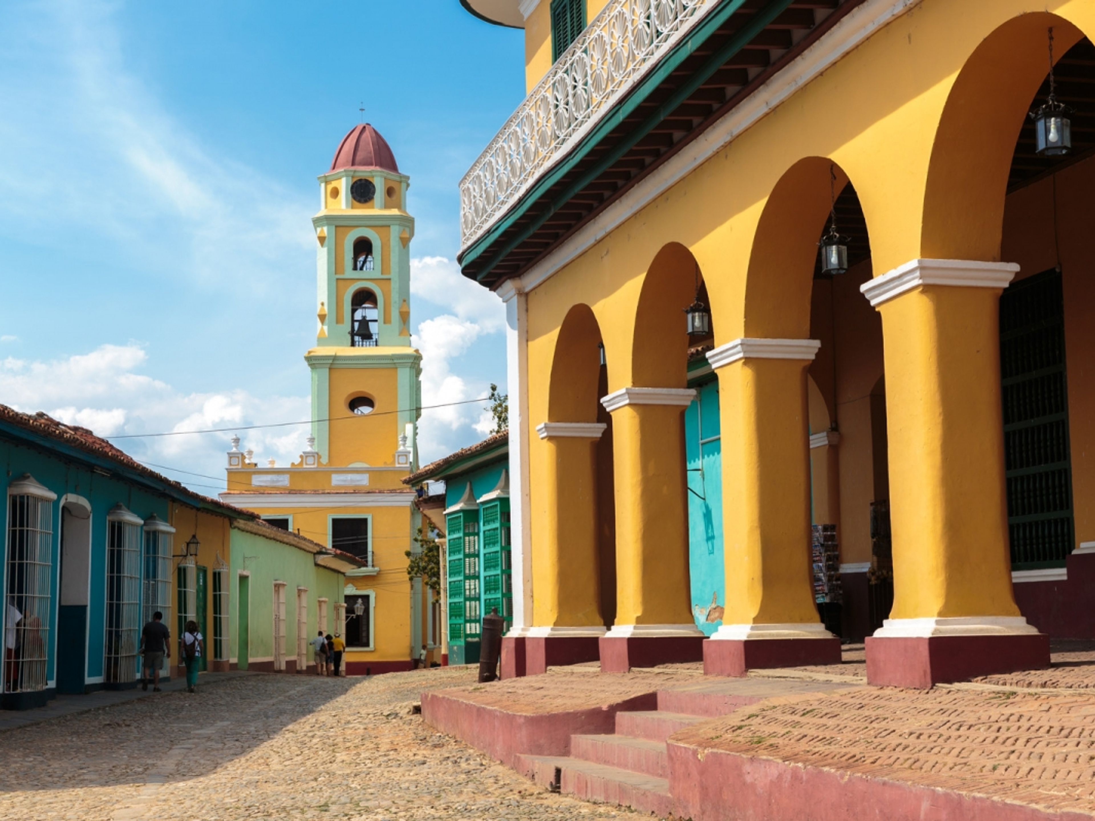 Tур “ТРИНИДАД - ТОПЕС ДЕ КОЛЛАНТЕС С НОЧЕВКОЙ”. Trinidad old city panoramic view, Trinidad, Sancti Spíritus. Cuba.