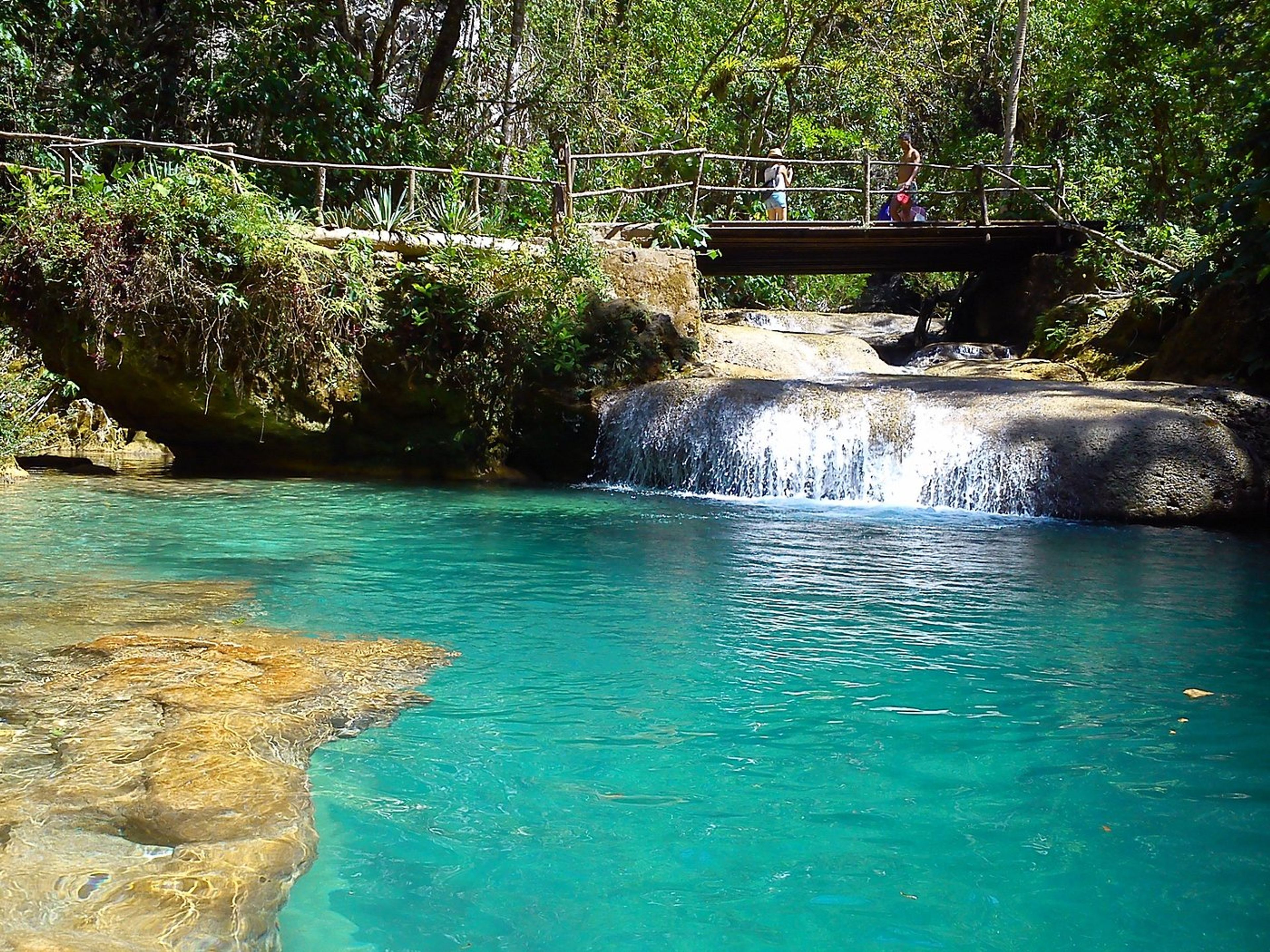 Jeep Safari “TRINIDAD – EL NICHO – CIENFUEGOS”. El Nicho Natural Park panoramic view, Cienfuegos, Cuba.