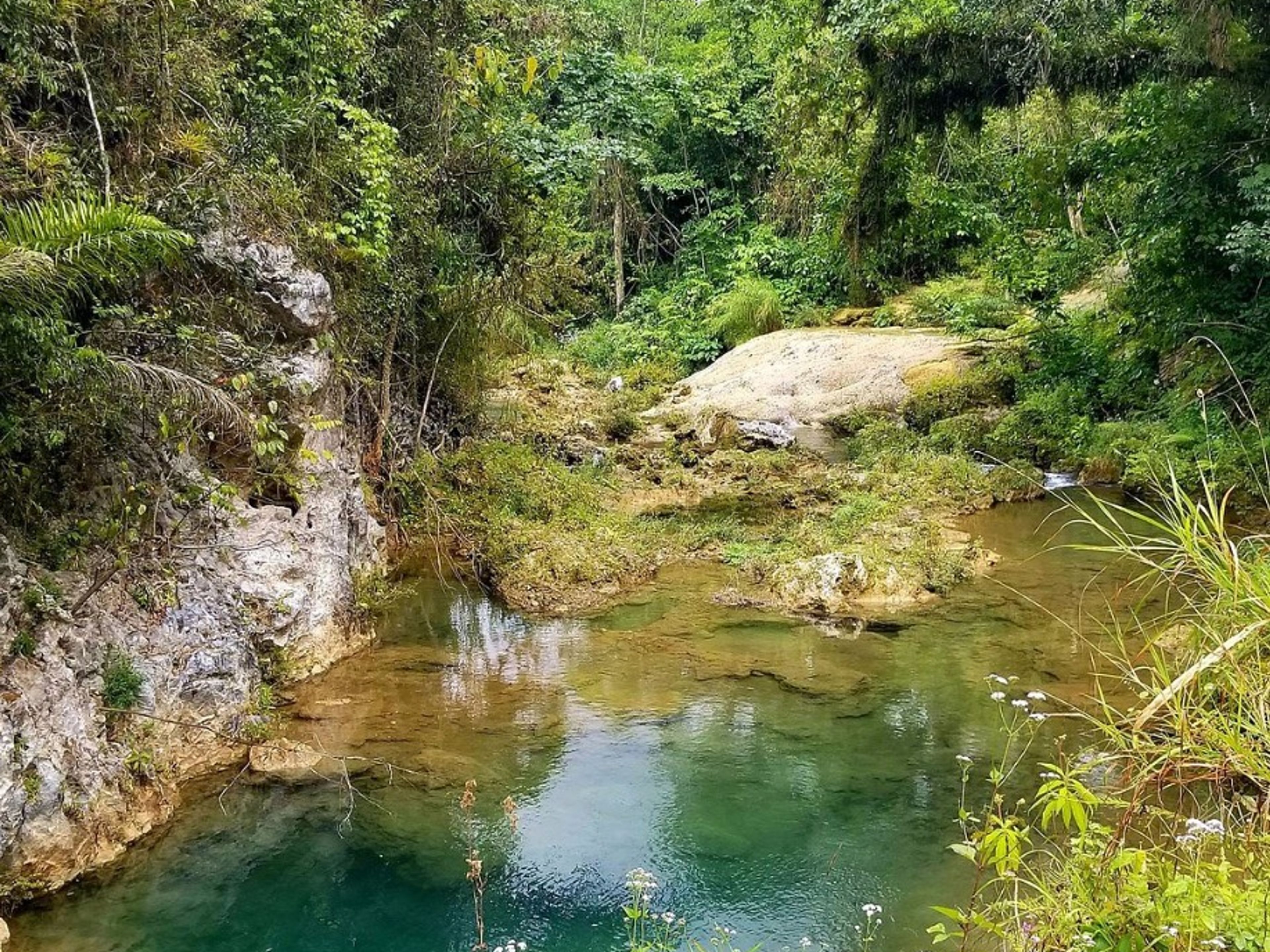 Jeep Safari “TRINIDAD – EL NICHO – CIENFUEGOS”. El Nicho Natural Park panoramic view, Cienfuegos, Cuba.