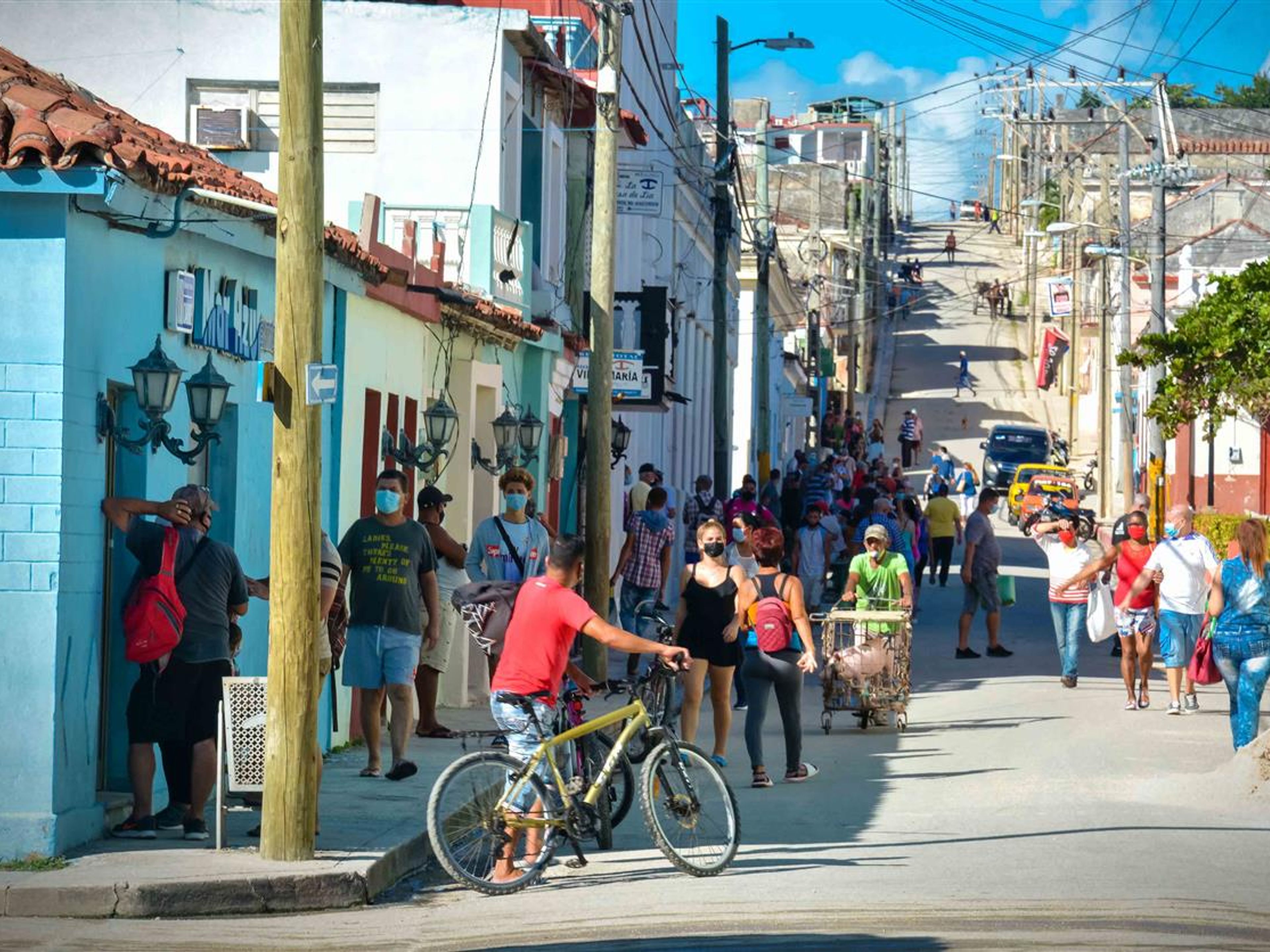 Excursão "GIBARA, UM VISUALIZAR A NOSSA CULTURA". Gibara city panoramic view, Holguin, Cuba.