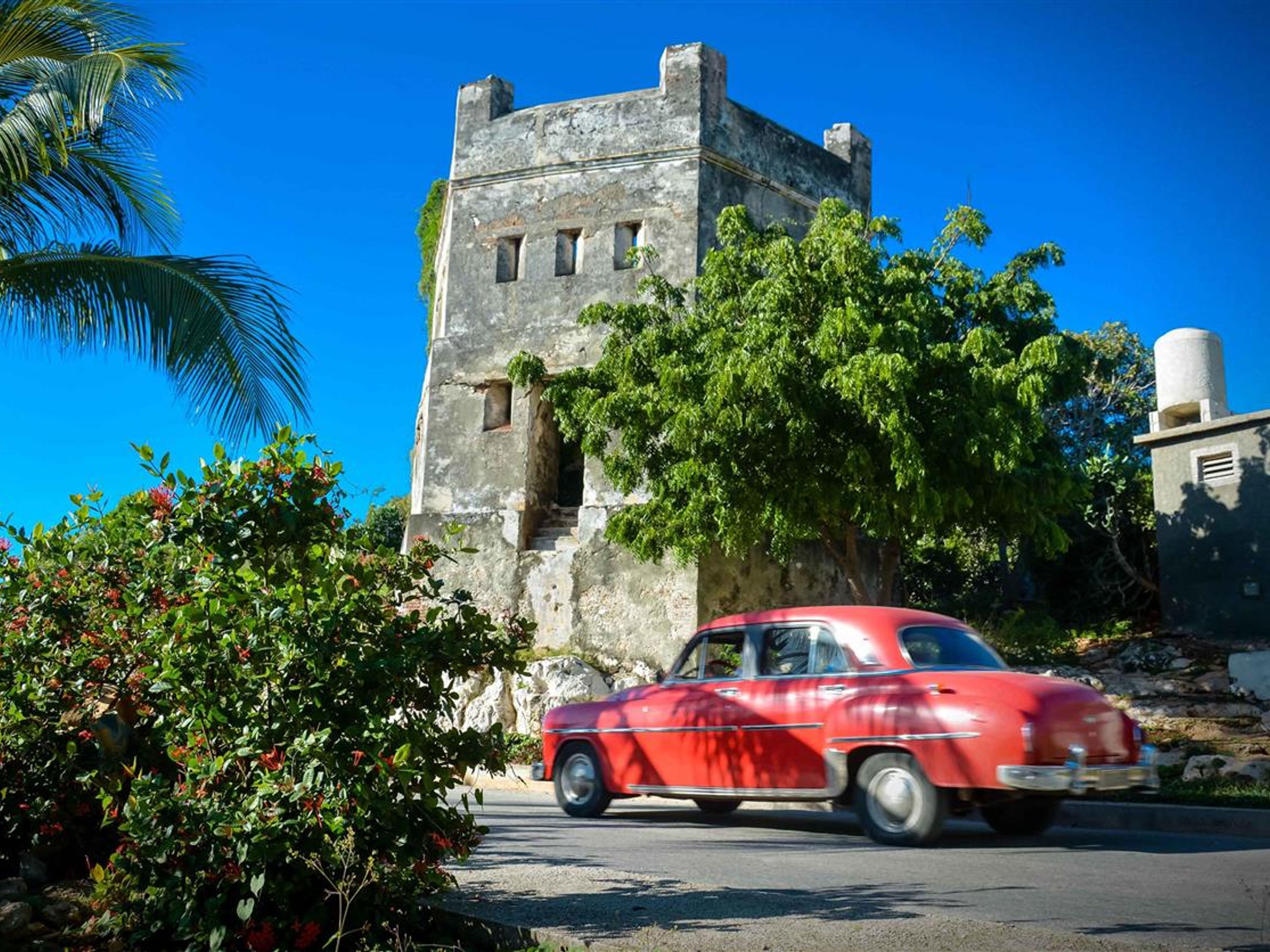 Excursão "GIBARA, UM VISUALIZAR A NOSSA CULTURA". Gibara city panoramic view, Holguin, Cuba.