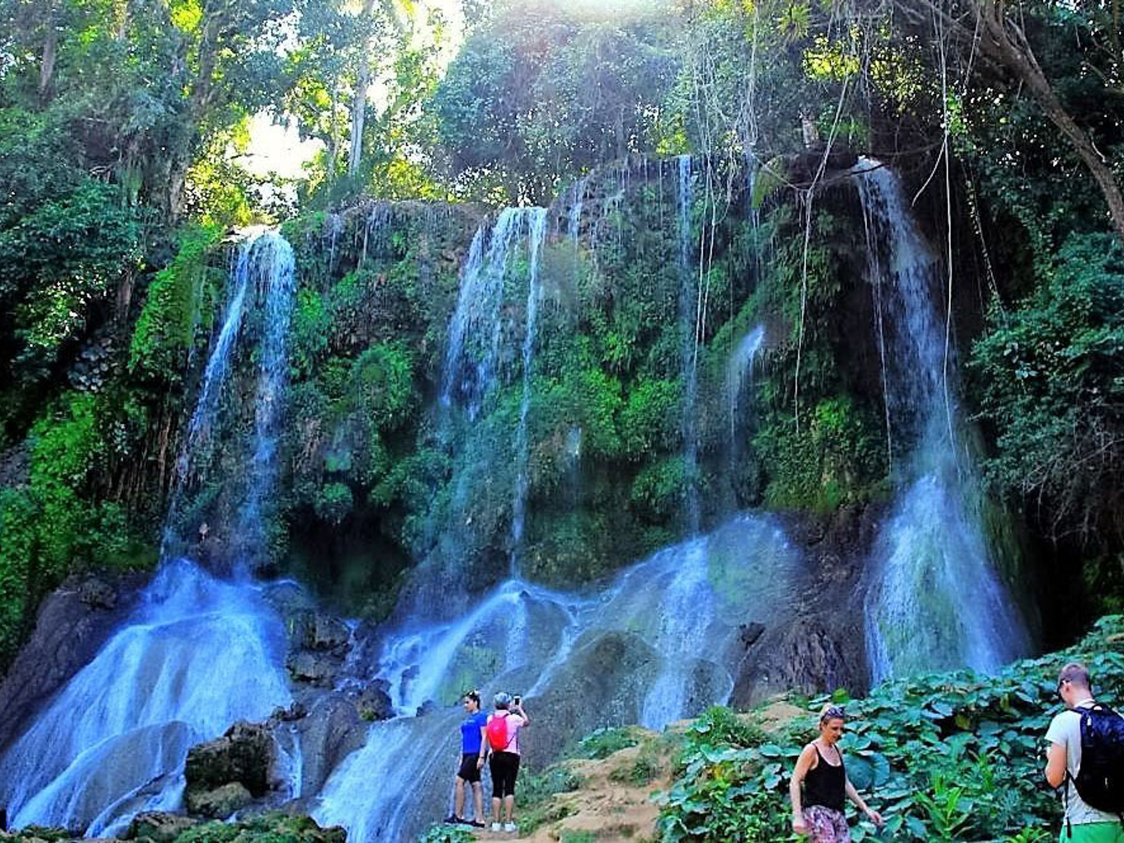 Tour "AVENTURE AU PARC NATUREL D'EL NICHO". El Nicho Natural Park panoramic view, Cienfuegos. Cuba.