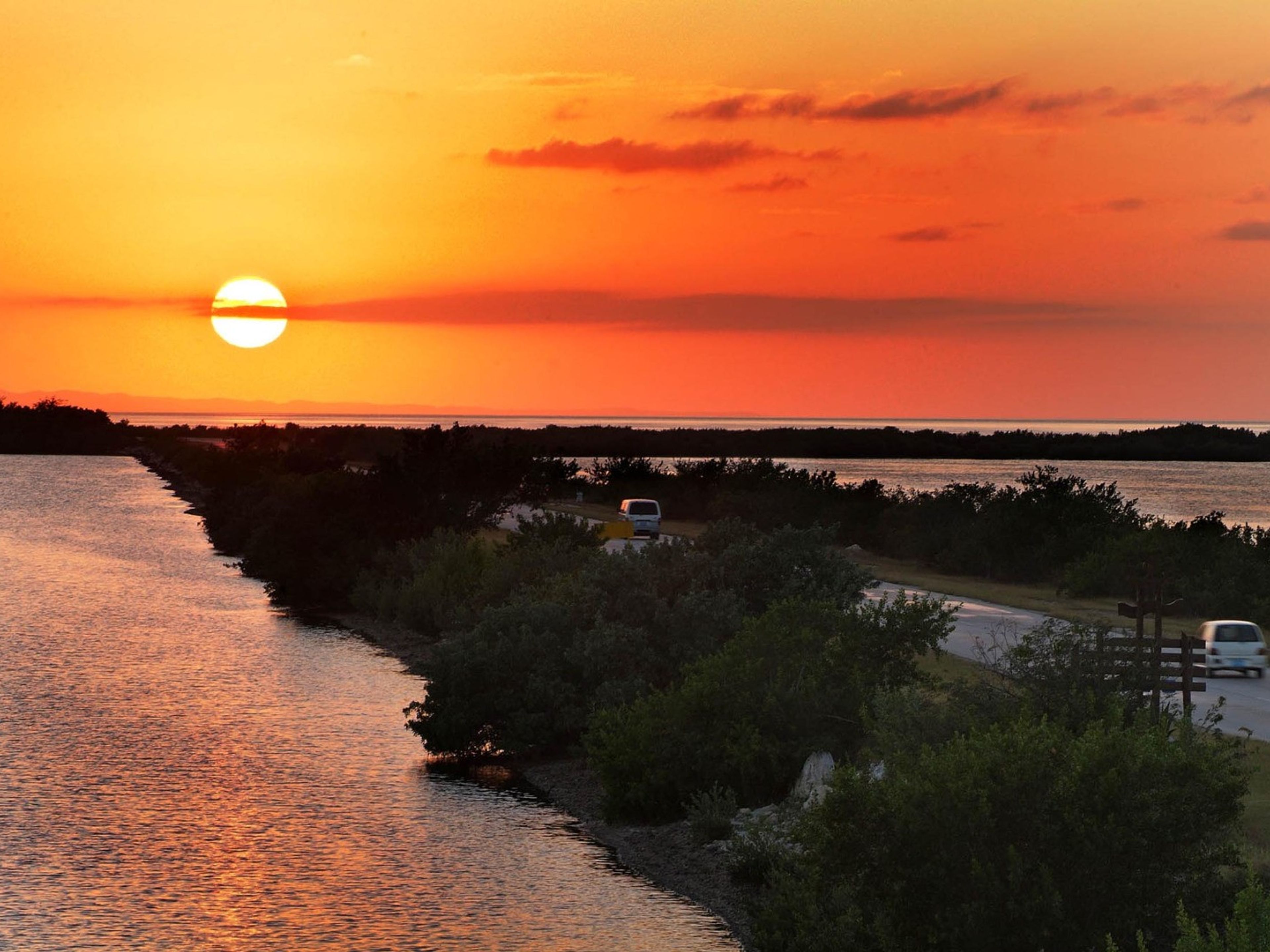 Jeep Safari “SUNSET BY JEEP”. Sunset at Cayo Coco, Jardines del Rey