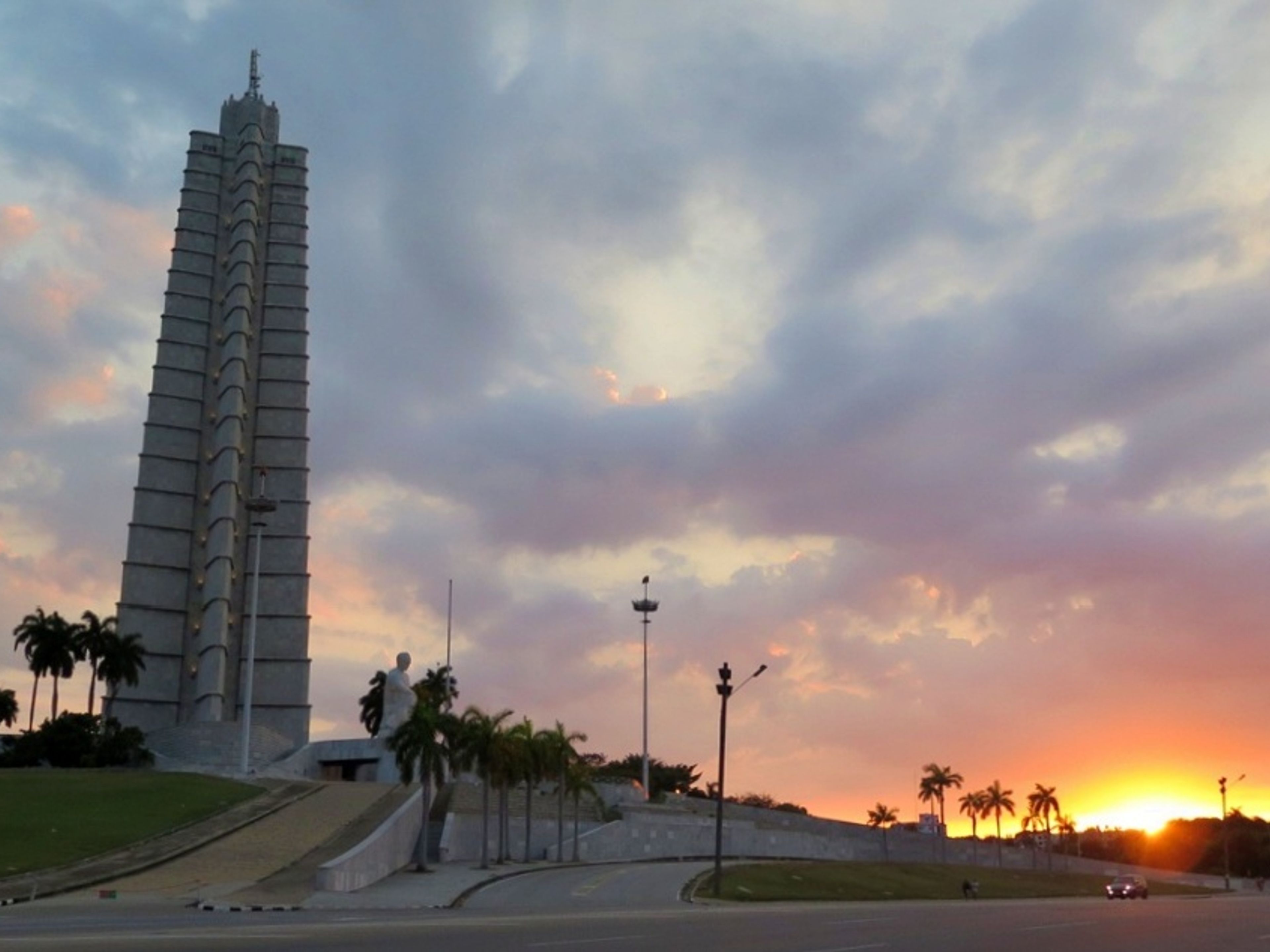 Jeep Safari “VIÑALES - HABANA OVERNIGHT”. The José Martí revolution square panoramic view, Havana, Cuba.