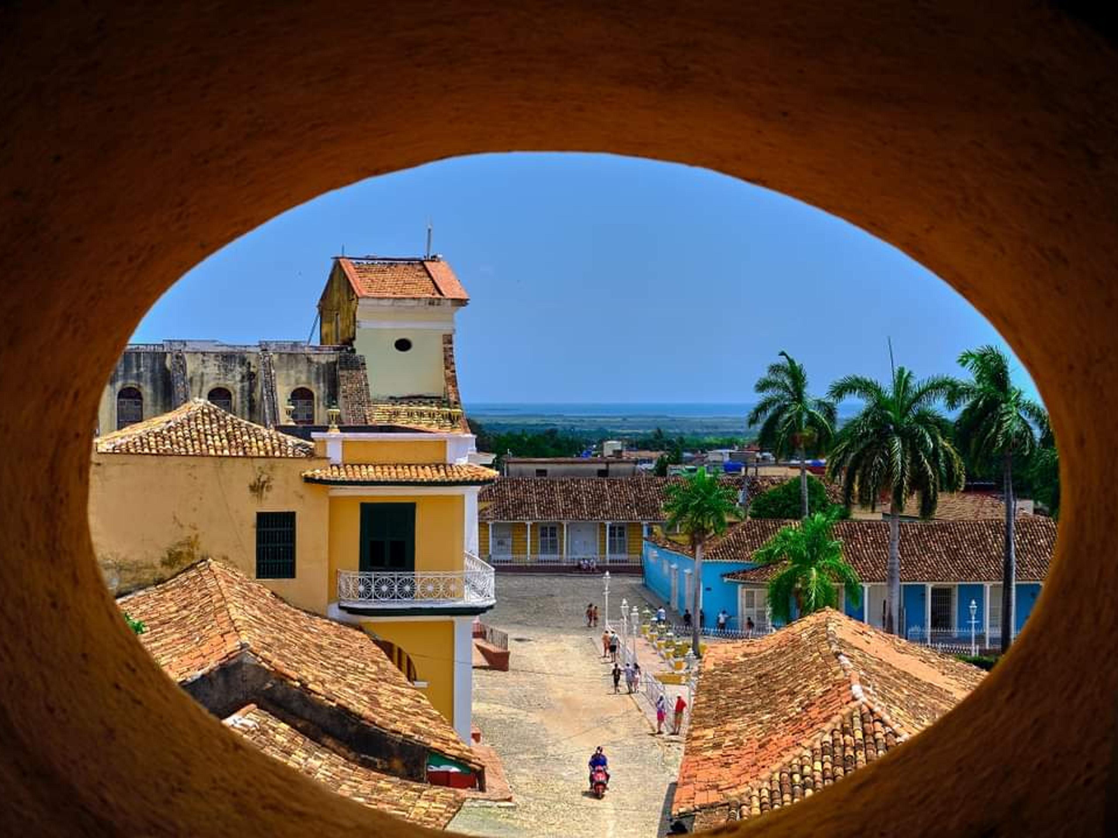Тур "ЗАКАТ НА ПЛЯЖЕ АНКОН С УЖИНОМ". Trinidad Old City panoramic view, UNESCO World Heritage Site, Trinidad, Sancti Spíritus, Cuba.