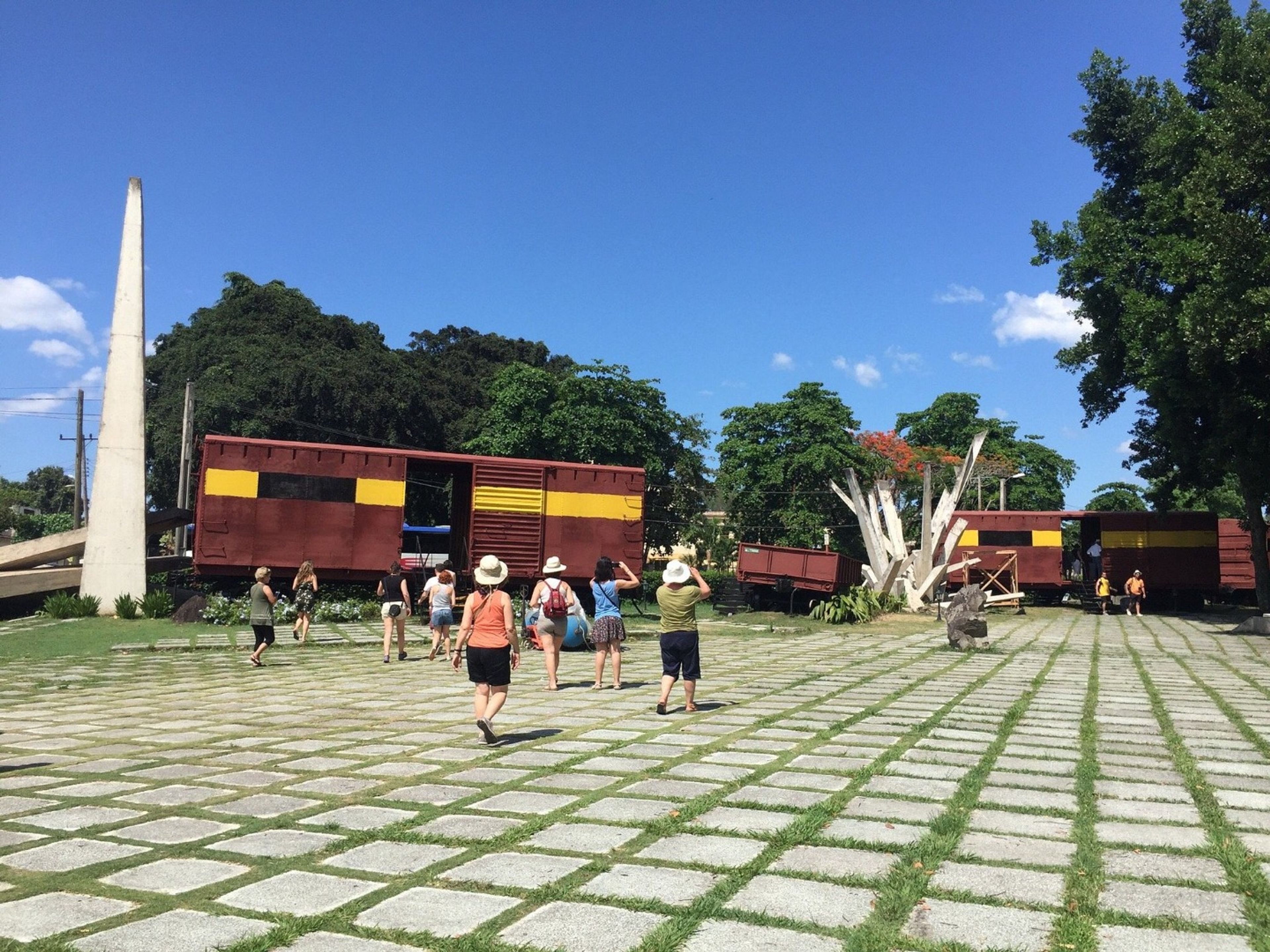 Jeep Safari "DUE CITTÀ IN 1 GIORNO". The Armored Train monument panoramic view, Santa Clara, Villa Clara, Cuba.