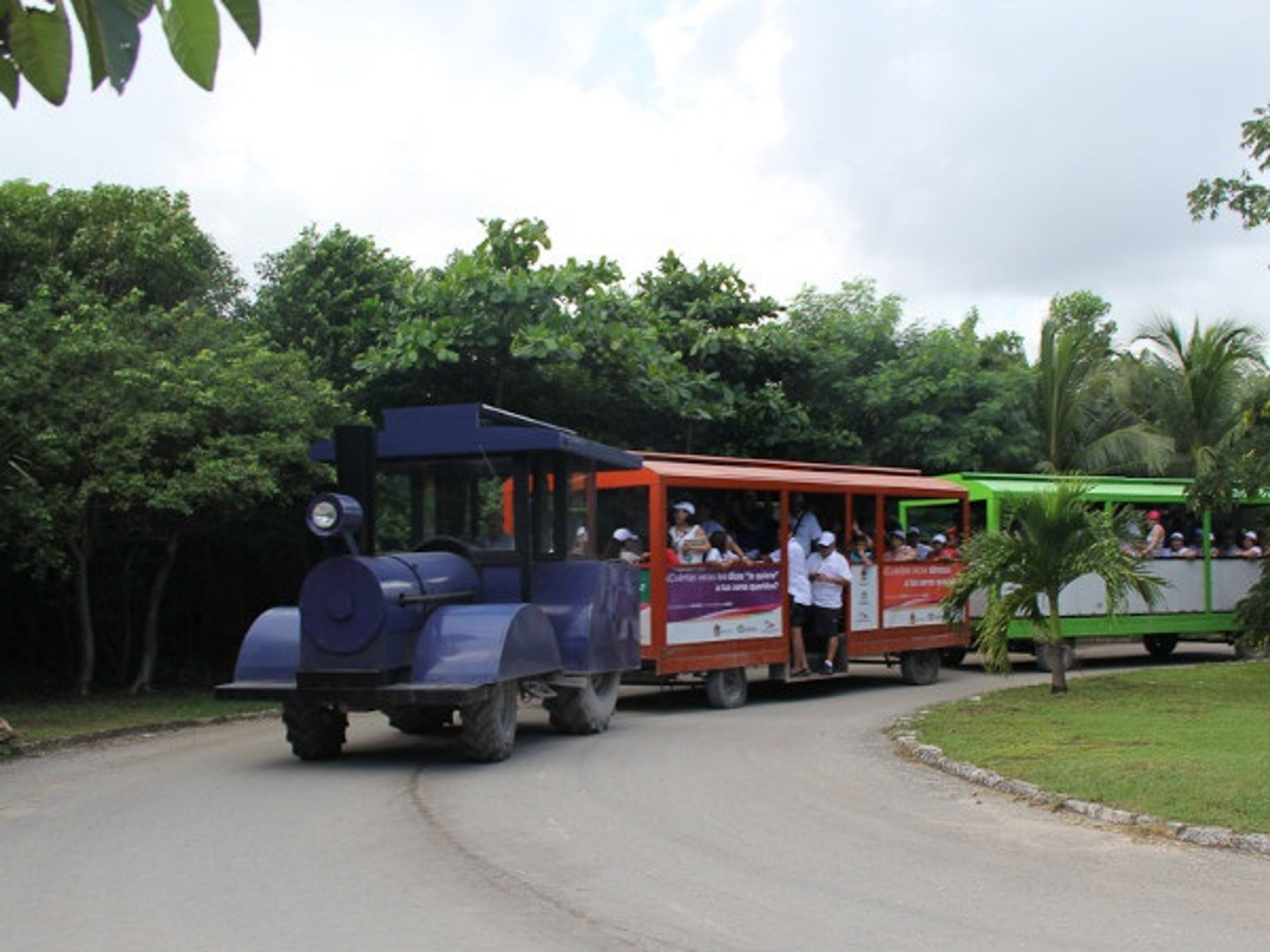 Excursão "Tulum + Swim Adventure Plus". The Tractor Train in Tulum, a special journey through the city. Tulum, Mexico.
