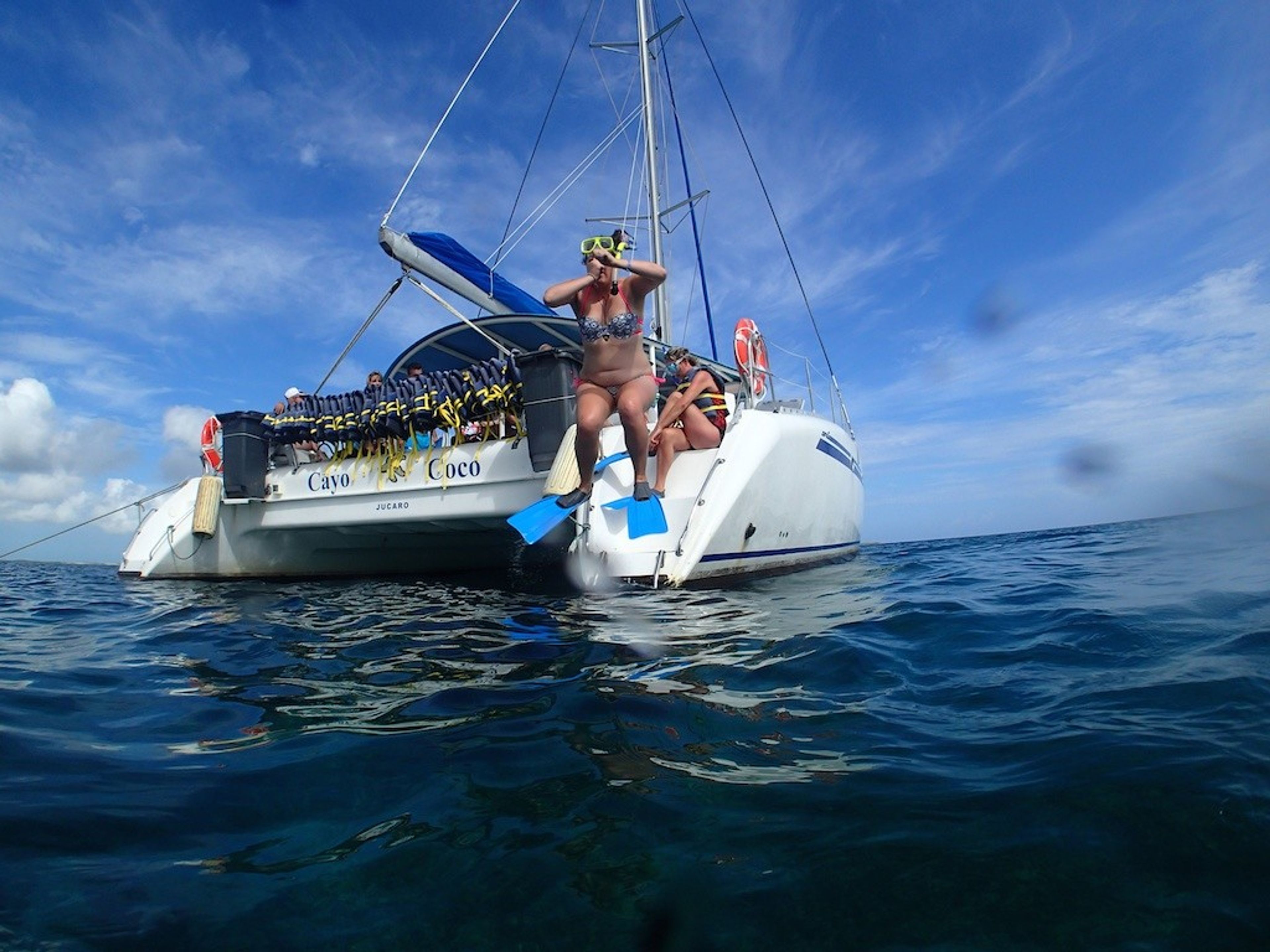Excursão "SEAFARI CAYO MEDIA LUNA PLUS". “SEAFARI CAYO MEDIA LUNA PLUS” Tour, Jardines del Rey, Ciego de Ávila, Cuba.