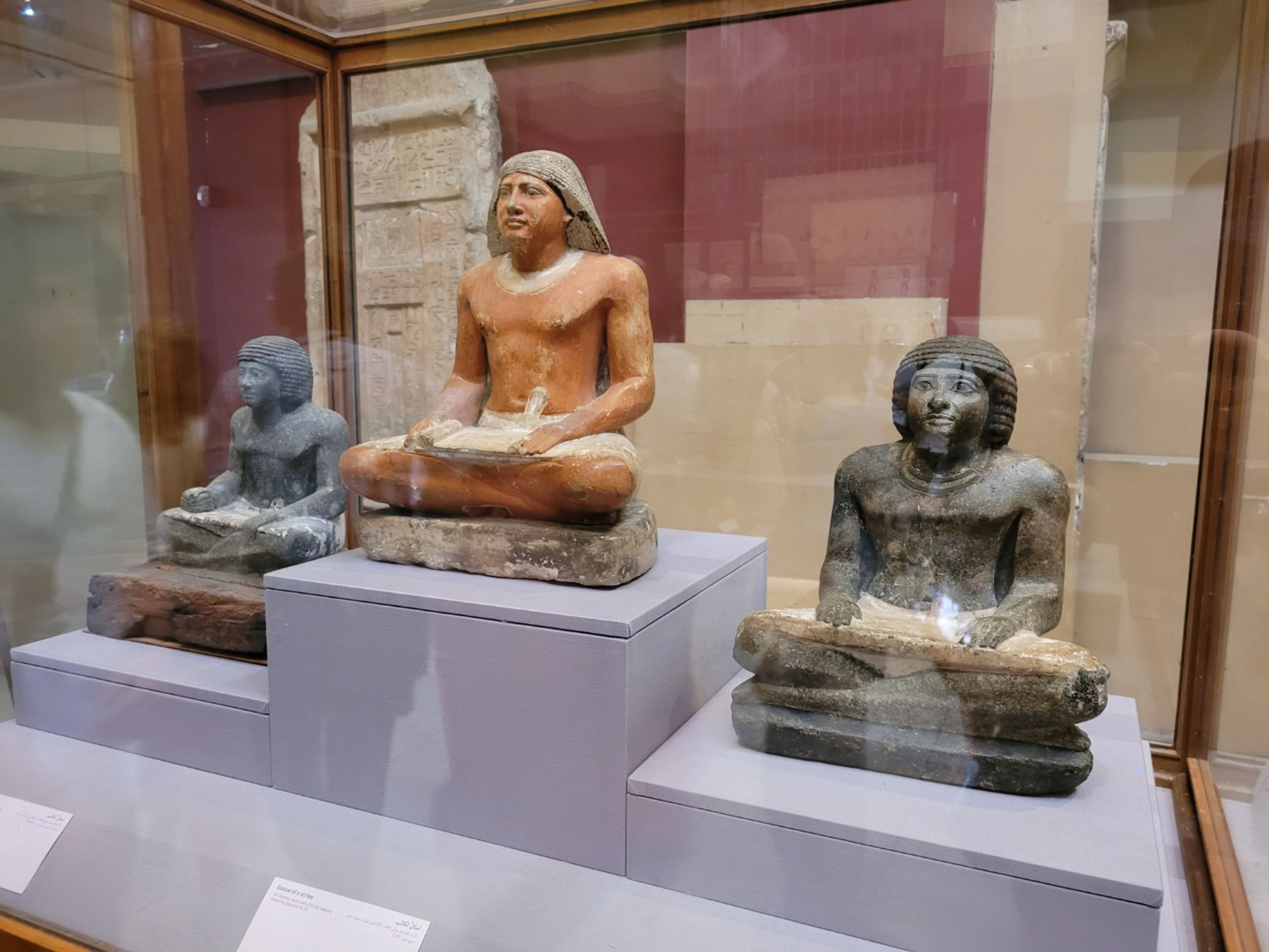 Tour privé "VISITES D'UNE JOURNÉE COMPLÈTE AU CAIRE (MUSÉE NATIONAL DE LA CIVILISATION ÉGYPTIENNE (NMEC) - MOSQUÉE AL RIFA'I - MOSQUÉE DU SULTAN HASAN - QUARTIER COPTE)". NATIONAL MUSEUM OF EGYPTIAN CIVILIZATION (NMEC) interior view, Cairo, Egypt.