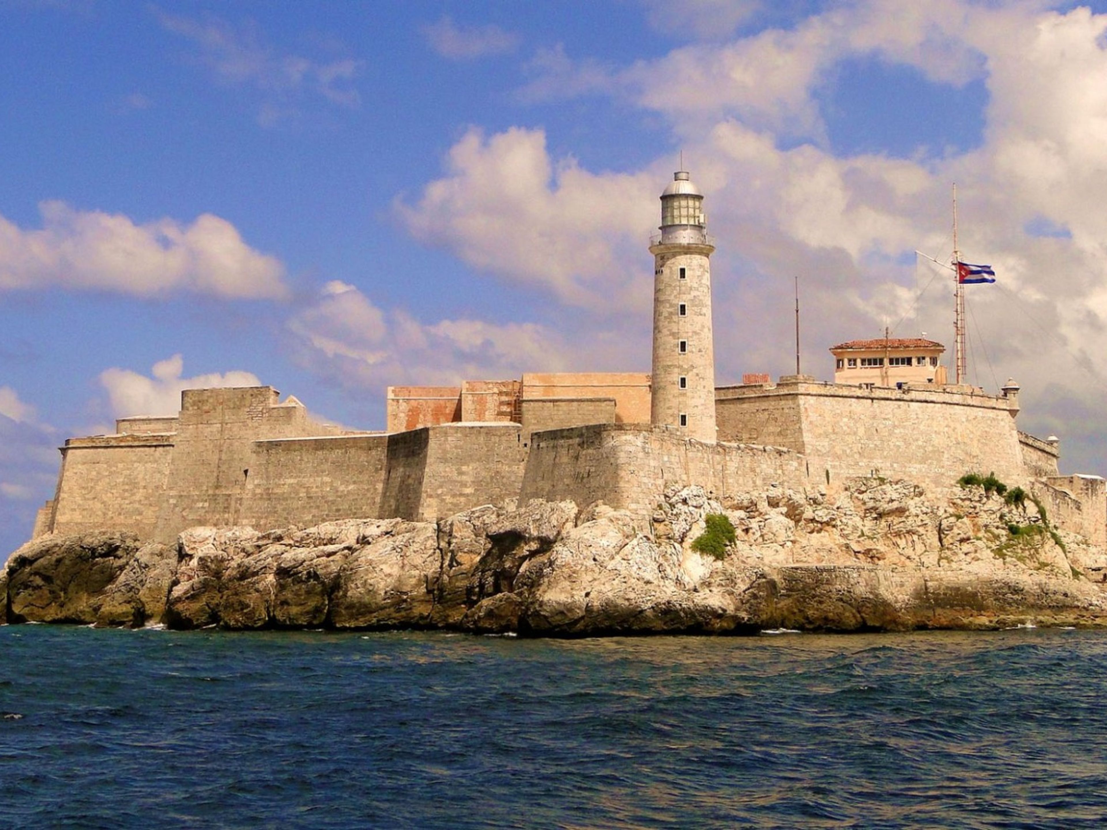 "Inner Havana, Colonial Fortresses – Cristo de La Habana" Tour. Castillo de los tres Reyes del Morro, Old Havana, Cuba. "Inner Havana, Colonial Fortresses – Cristo de La Habana" Tour