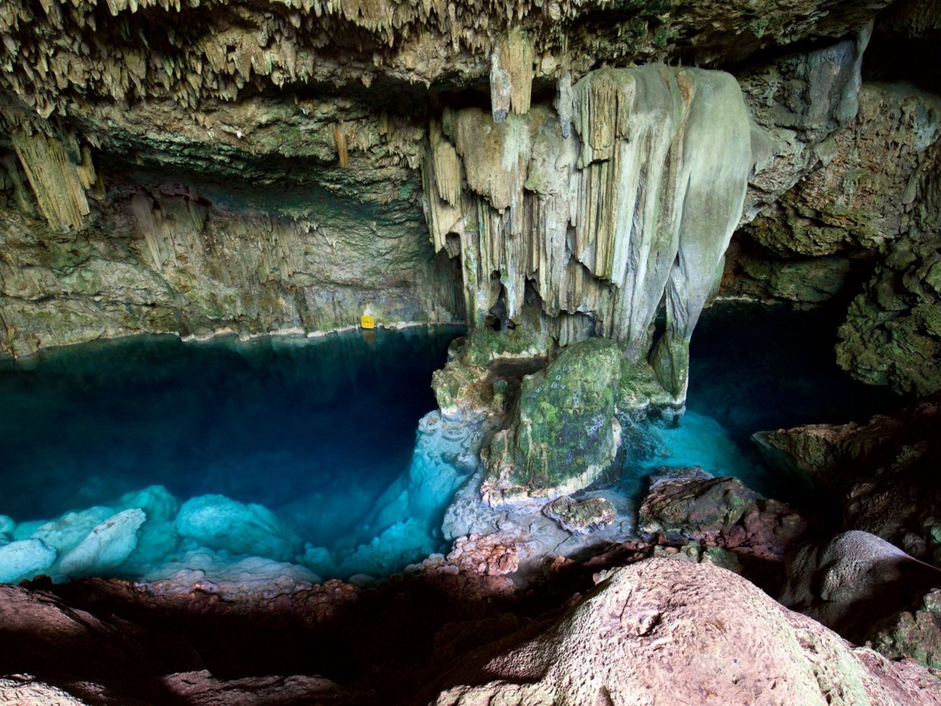 Jeep Safari "GROTTES DE MATANZAS". Saturno cave- panoramic view, Matanzas, Cuba.