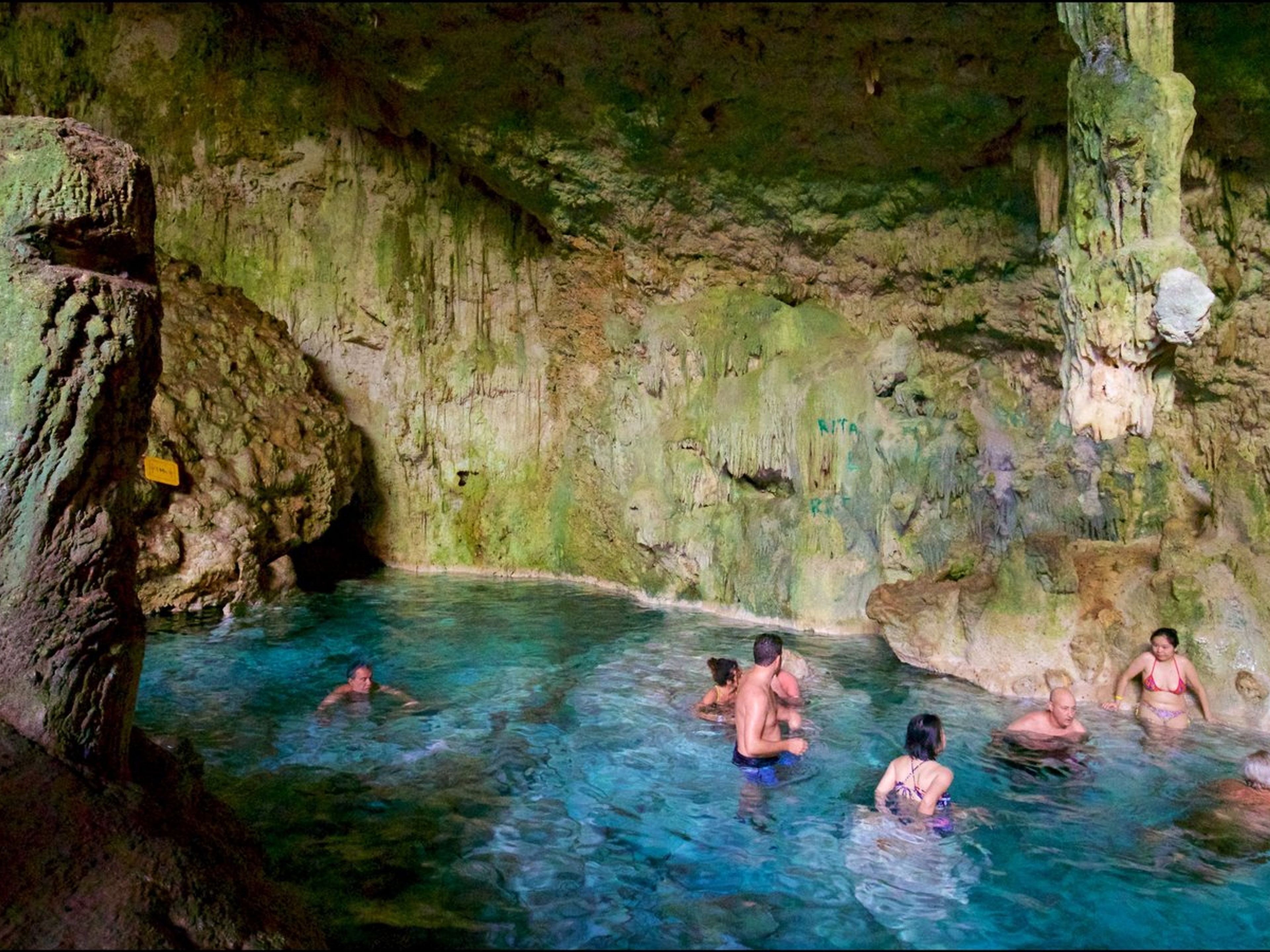 Jeep Safari "GROTTES DE MATANZAS". Saturno cave- panoramic view, Matanzas, Cuba.