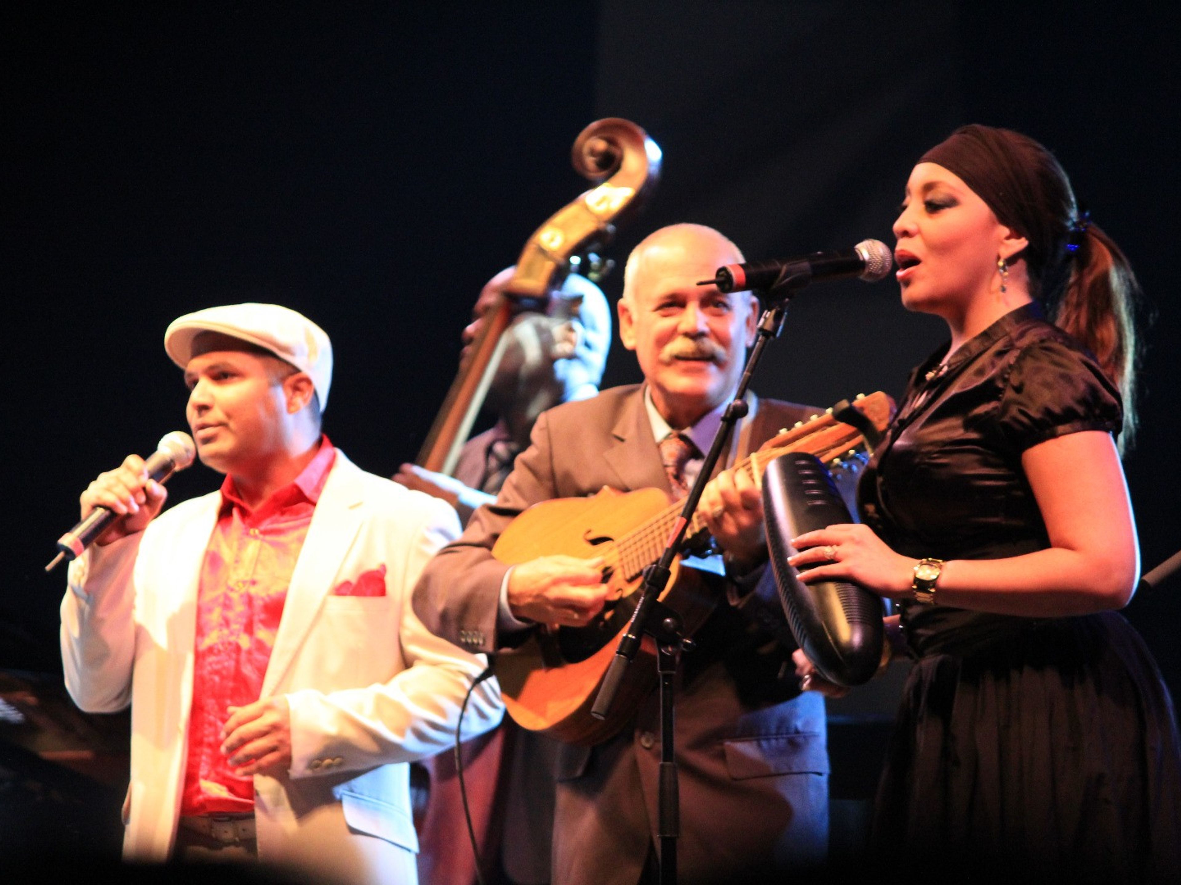 Concert  "ÉTOILES CUBAINES : UN HOMMAGE AU PROJET BUENA VISTA SOCIAL CLUB". Buena Vista Social Club concert at Varadero beach