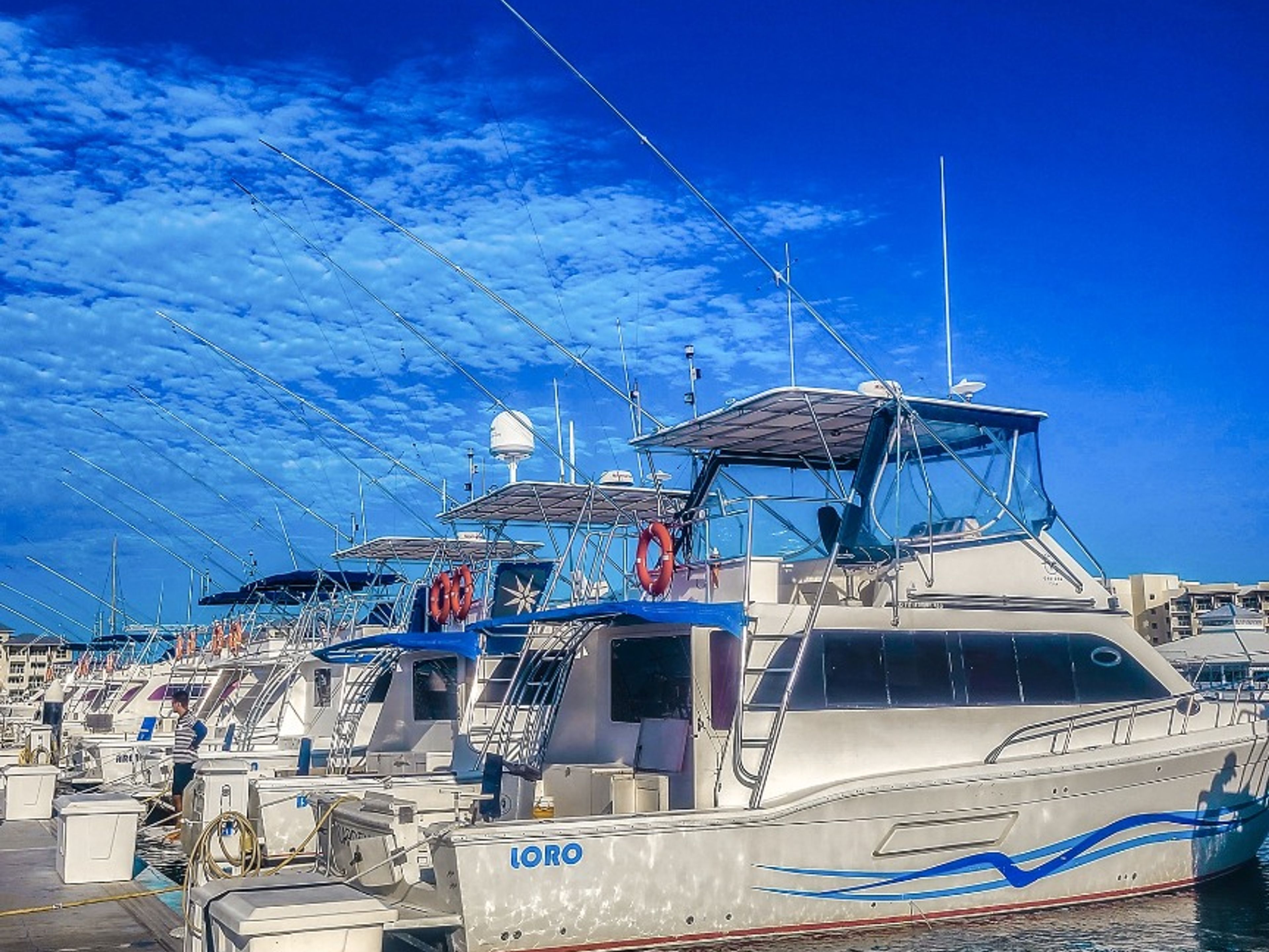 Tour "PÊCHE EN HAUTE MER AU DÉPART DE LA MARINA GAVIOTA À VARADERO". “DEEP SEA FISHING FROM MARINA GAVIOTA IN VARADERO“ Tour, Varadero, Hicacos peninsula, Matanzas, Cuba.
