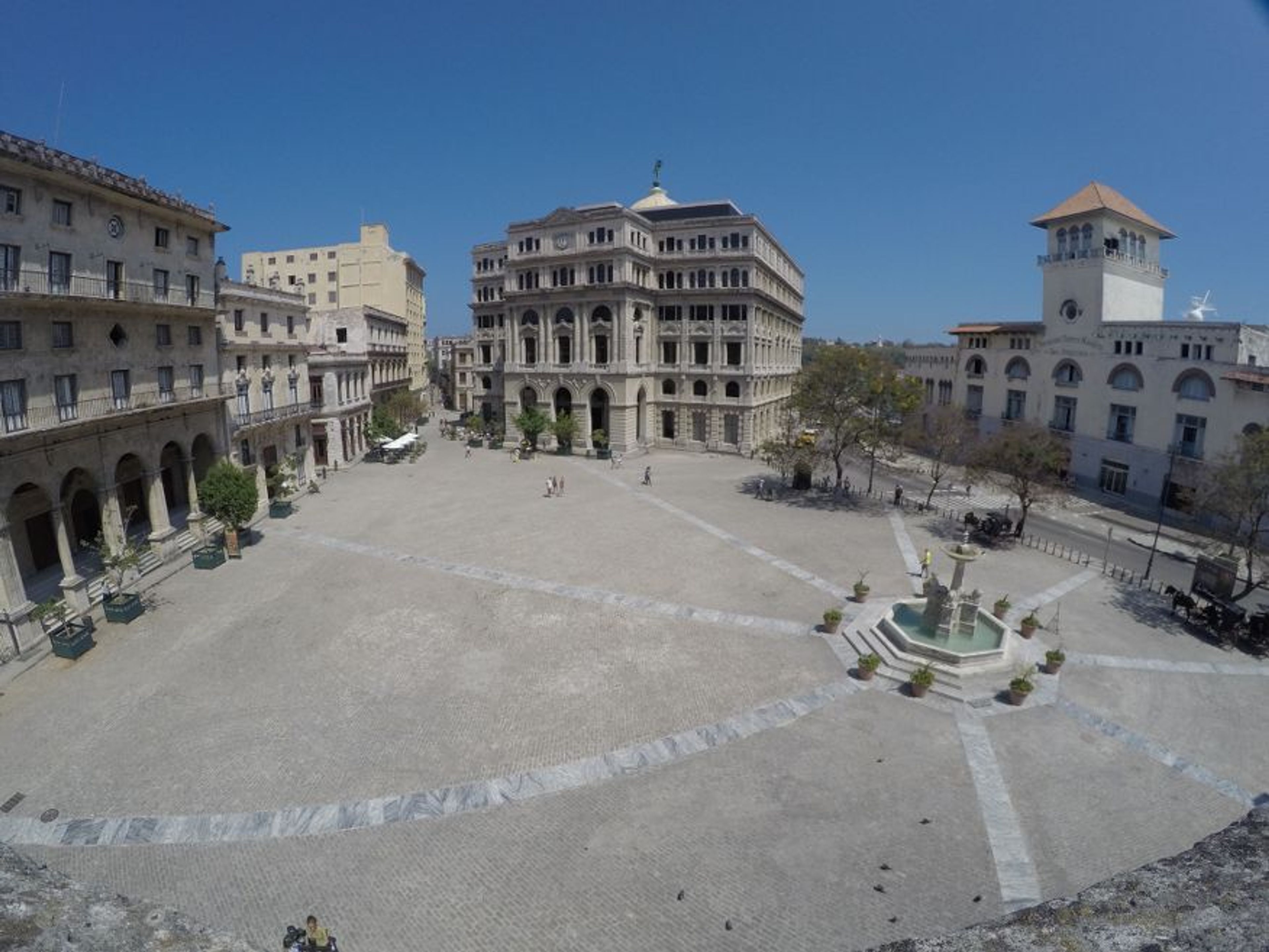 Jeep Safari "HAVANA, WONDER CITY". San Francisco de Asis square panoramic view, Old Havana, Havana, Cuba.