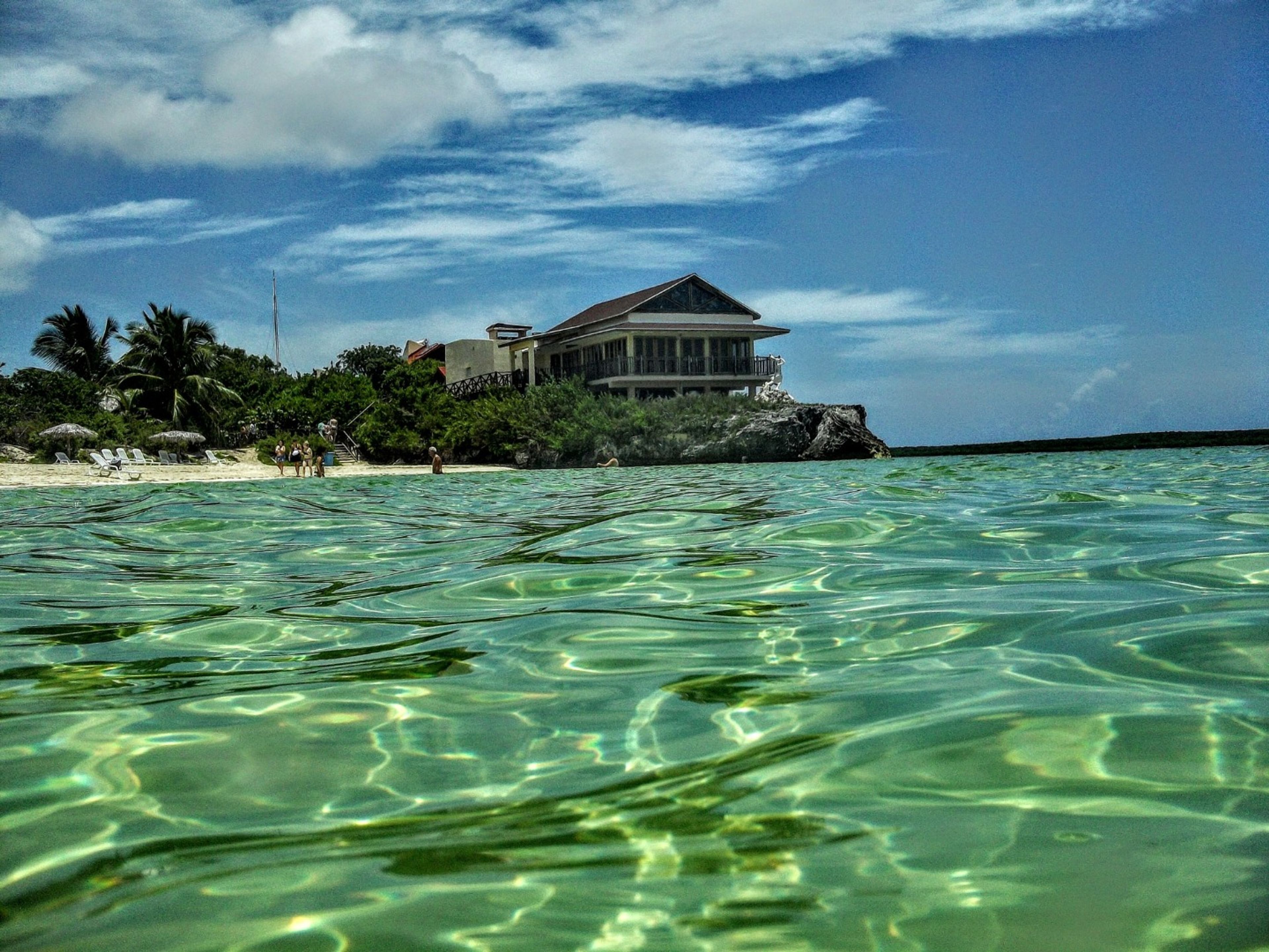 Tour “A CAYO SANTA MARÍA“. Cayo Santa María panoramic view, Jardines del Rey, Villa Clara, Cuba.