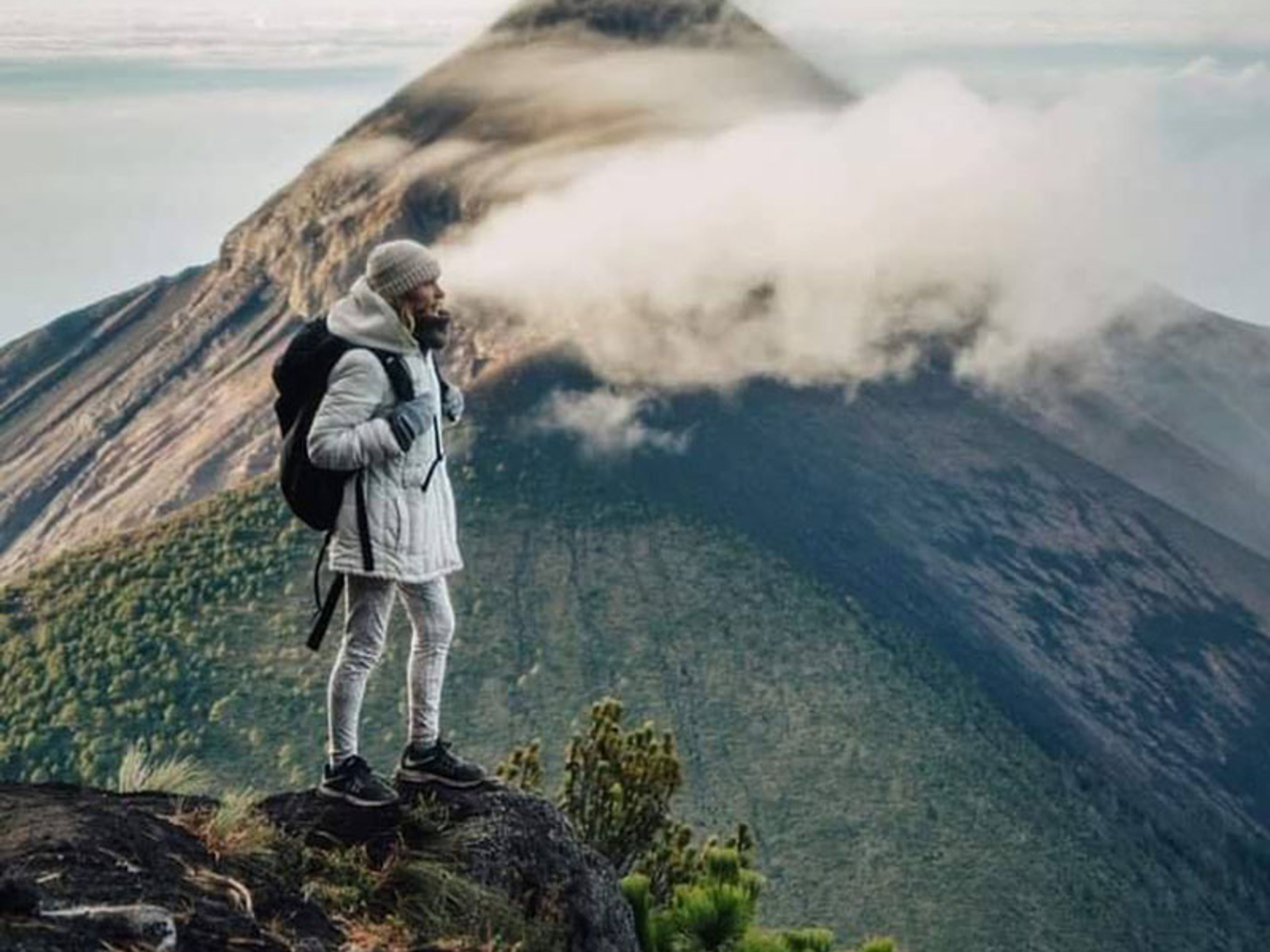 НОЧНОЙ ТУР ПО ВУЛКАНУ АКАТЕНАНГО. Acatenando volcano, Guatemala