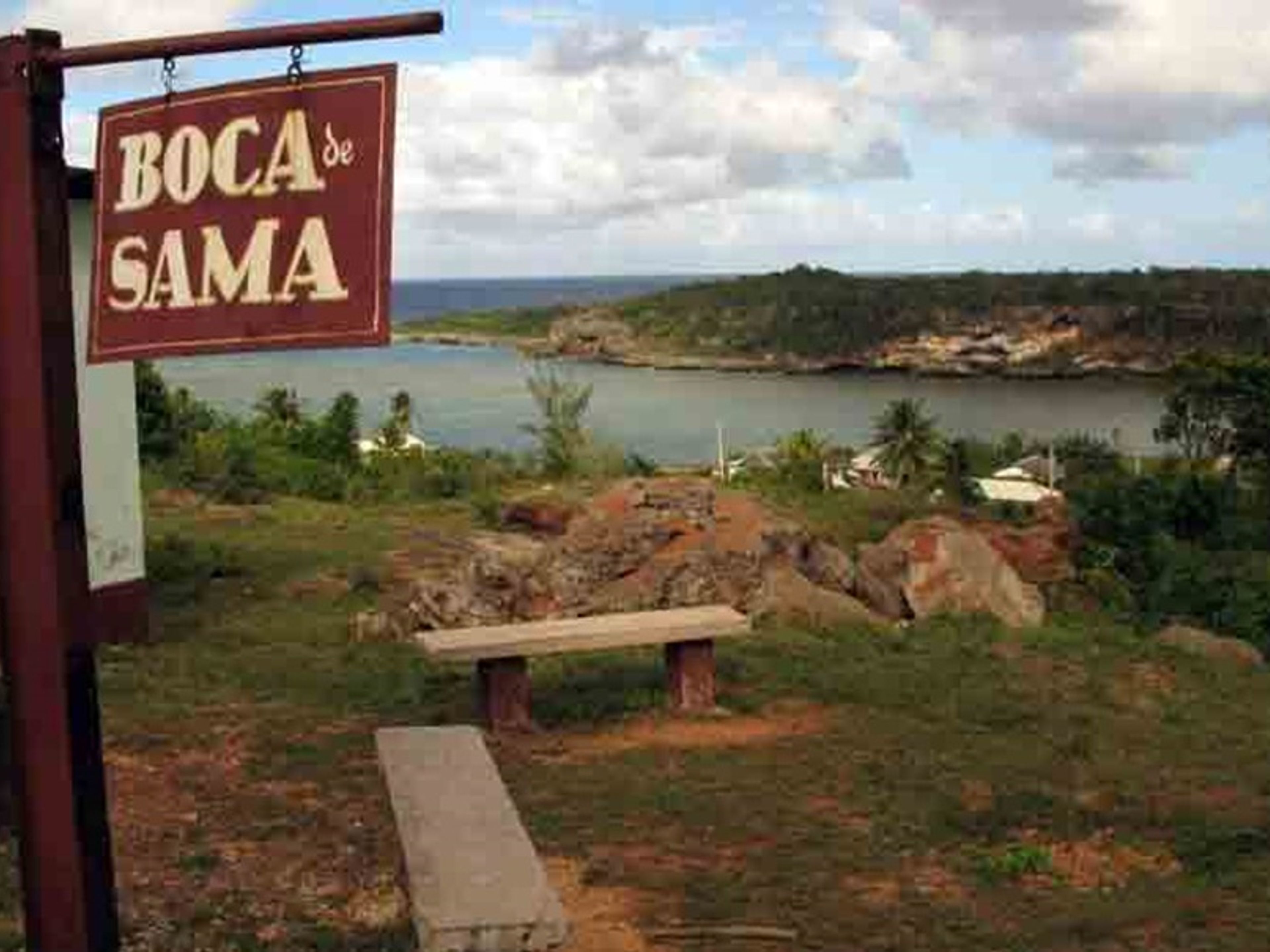 Jeep Safari “ESPERIENZA CUBANA”. Boca de Sama Fishing Village panoramic view, Holguín, Cuba.