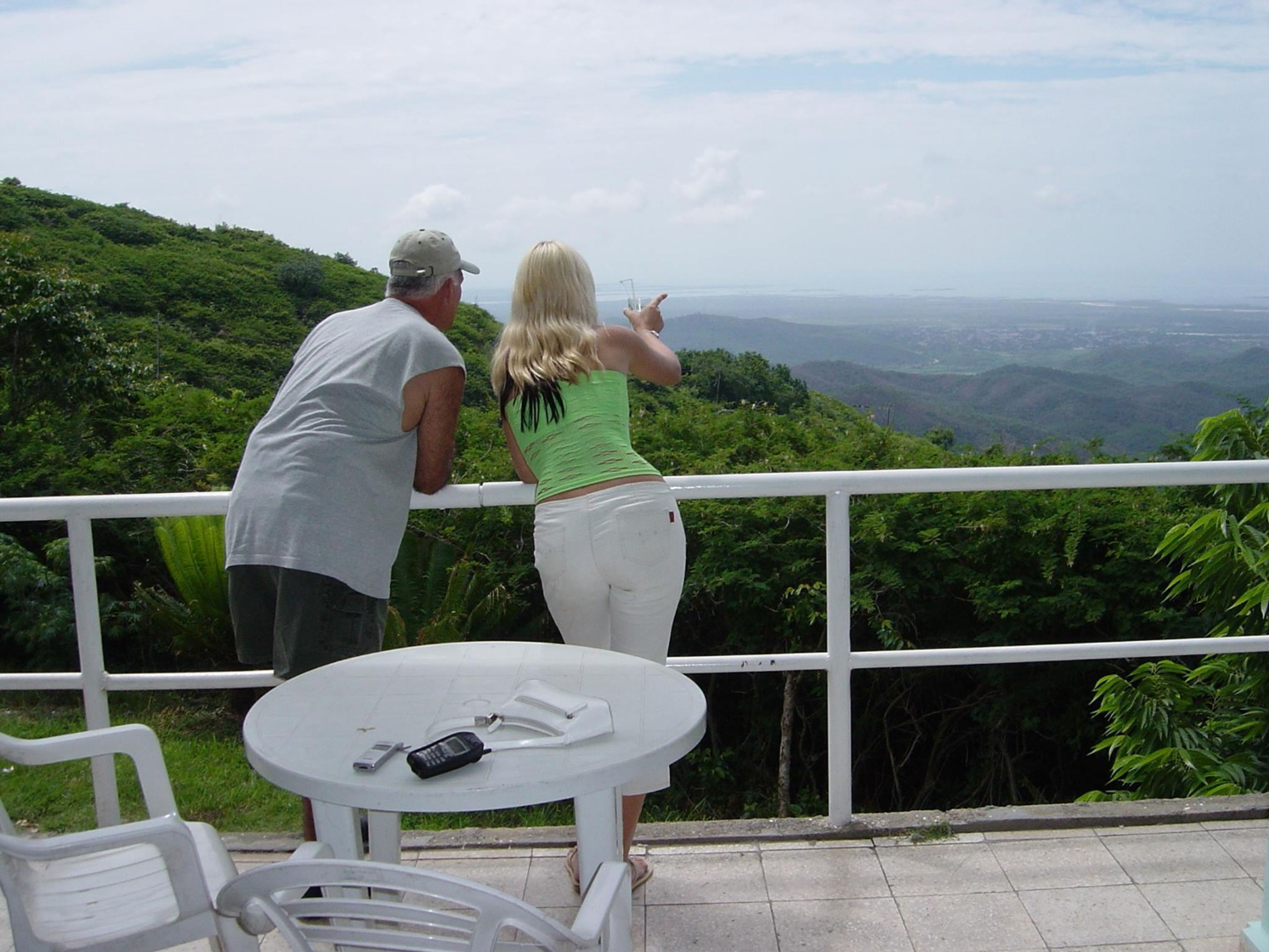 “Ride to Valley of the Topes de Collantes Natural Park in Old Fashion American Classic Cars” Tour. Topes de Collantes view point, “Ride to Valley of the Topes de Collantes Natural Park in Old Fashion American Classic Cars” Tour