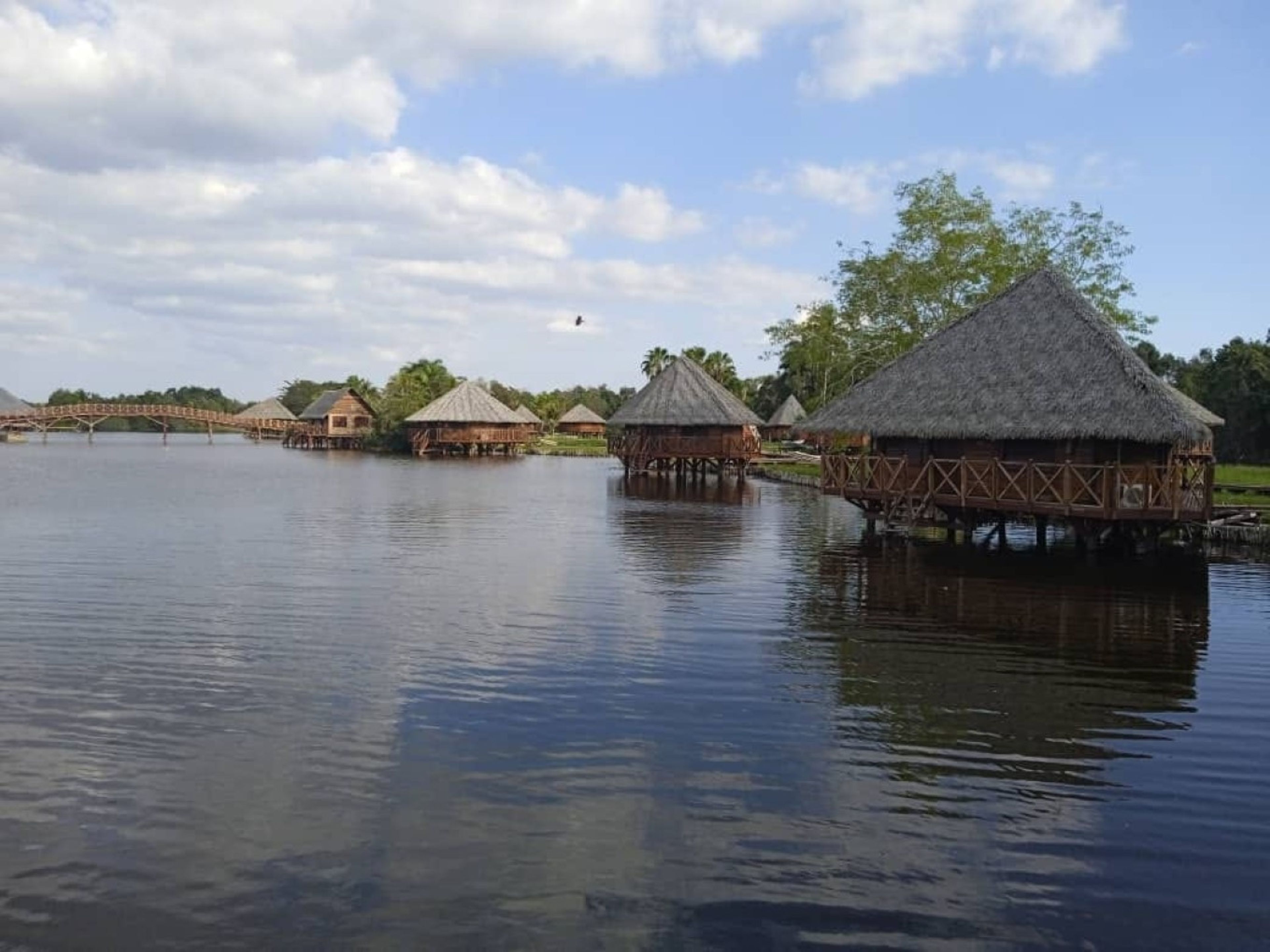Excursão  "GUAMÁ VAPOR". Guamá tourist park panoramic view, Ciénaga de Zapata, Matanzas, Cuba