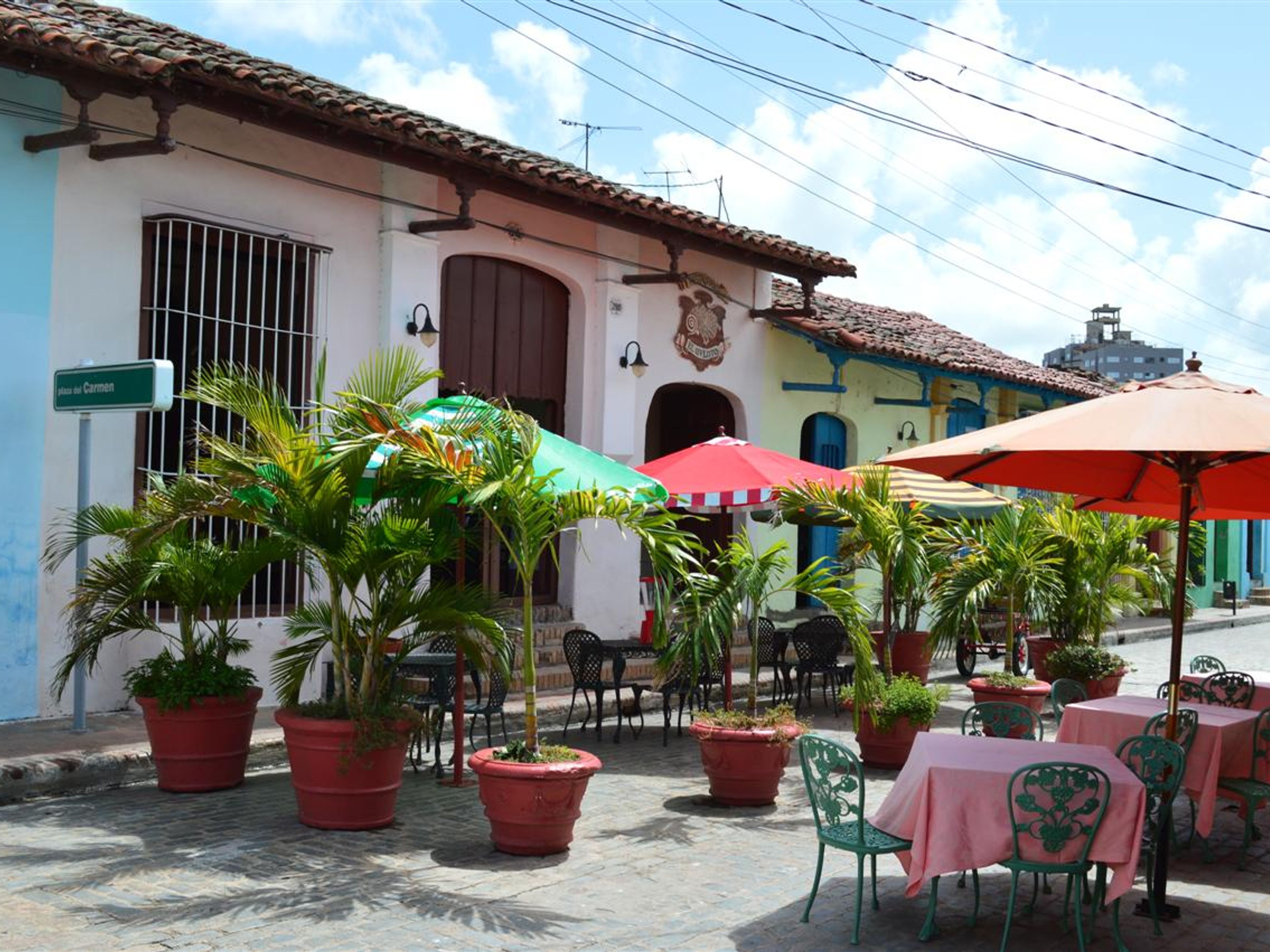 “Welcome to Camagüey” Tour. Del Carmen square panoramic view, Camagüey city