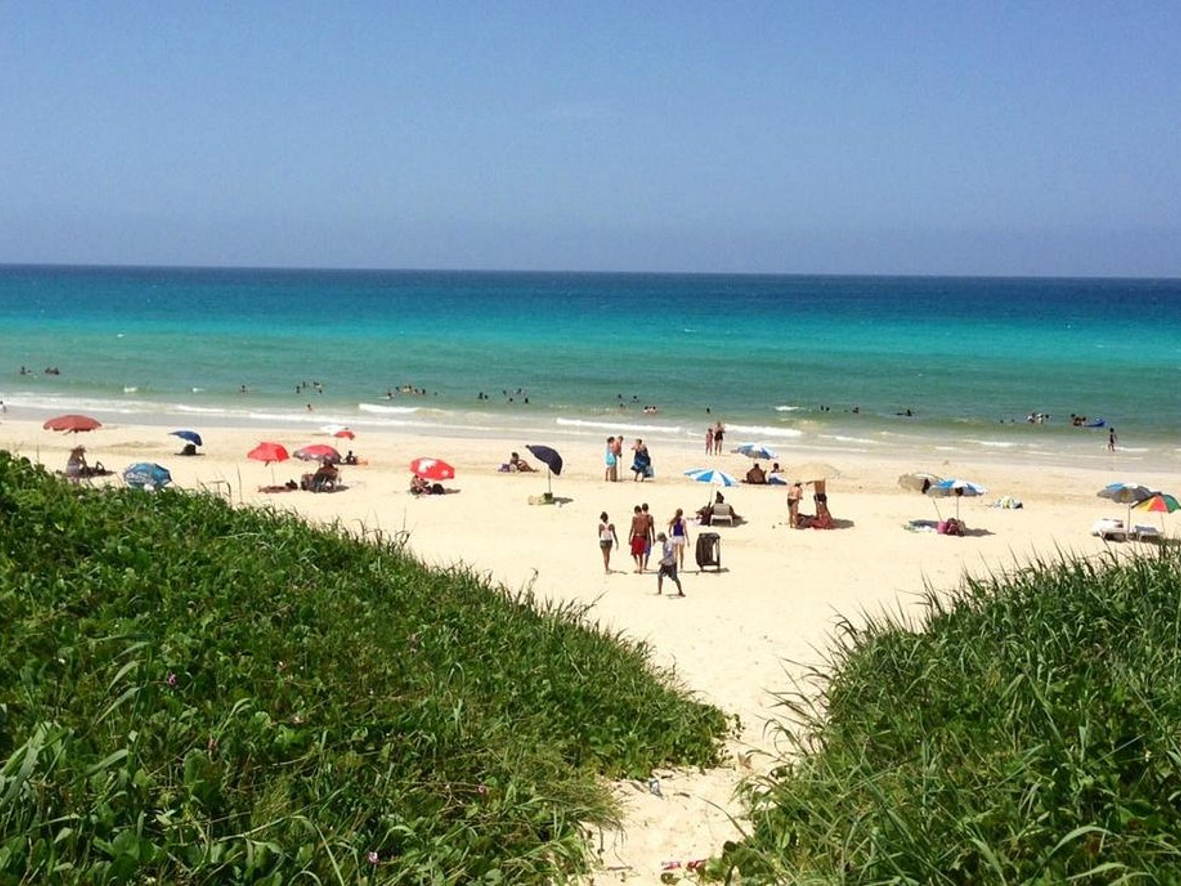 "ONE DAY IN PLAYAS DEL ESTE" Tour. Playas del Este panoramic view, Havana, Cuba.