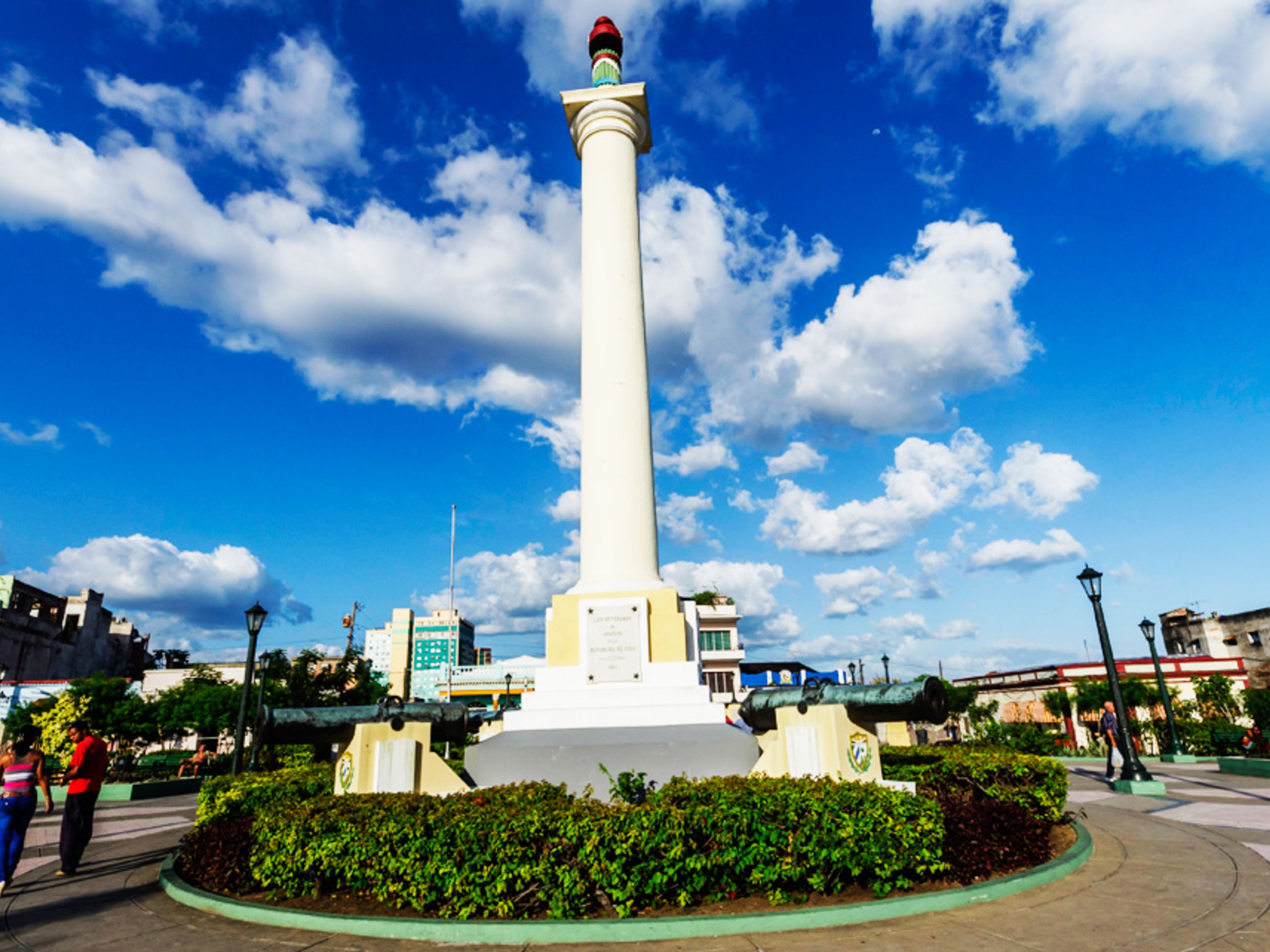 Excursión "A SANTIAGO A PIE". Plaza de Marte Square panoramic view, Santiago de Cuba, Cuba.