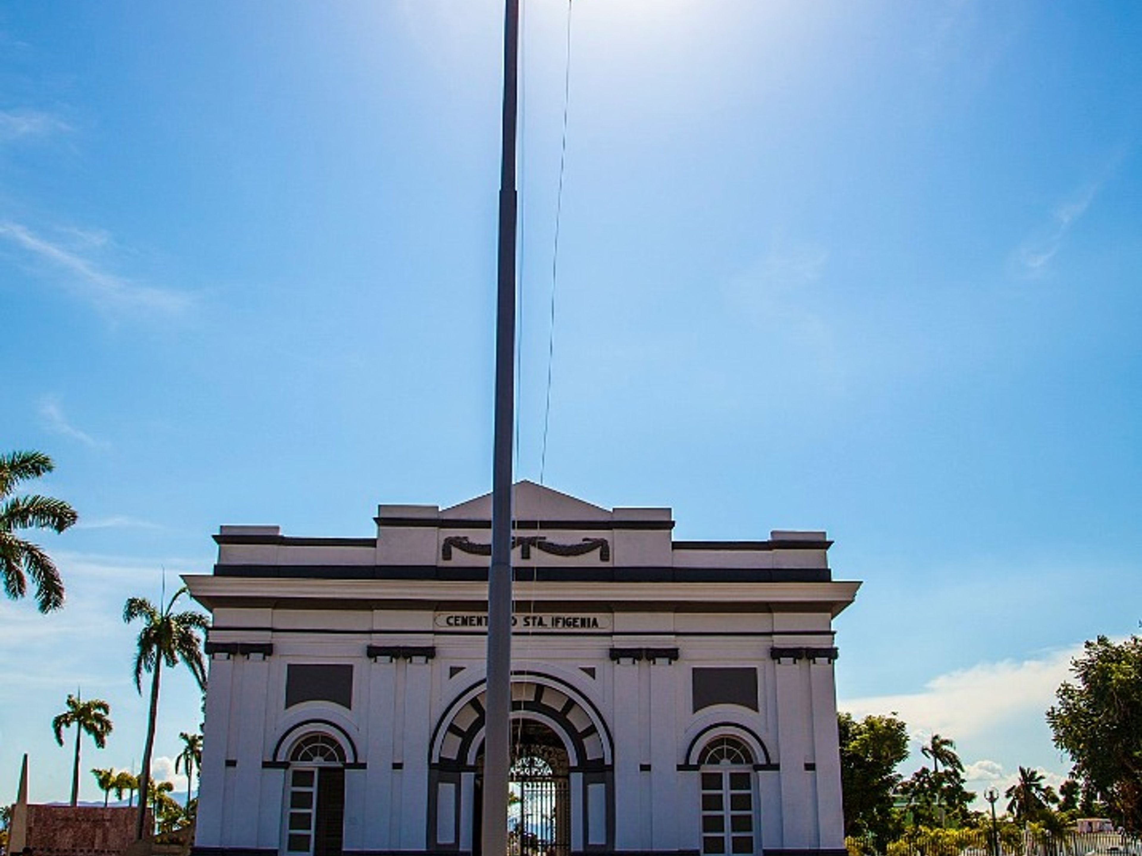 Тур "ДО САНТЬЯГО ПЕШКОМ". The Santa Efigenia Cementery panoramic view, Santiago de Cuba, Cuba.