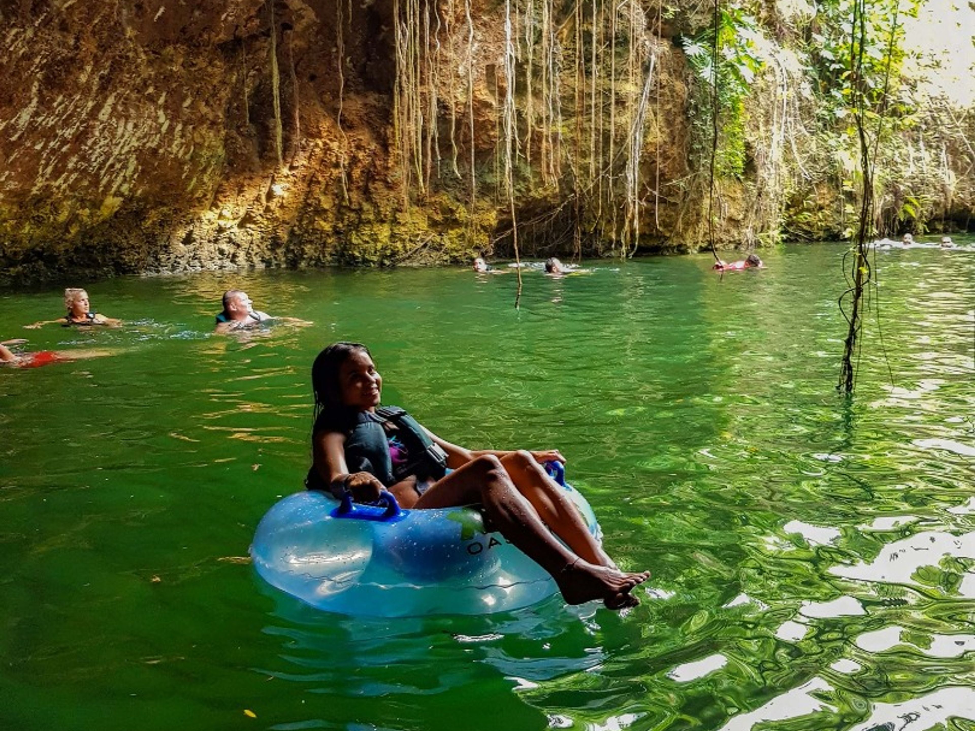 Excursión "Xenotes". "Xenotes" Tour, XCARET PARK, Playa del Carmén, Quintana Roo.