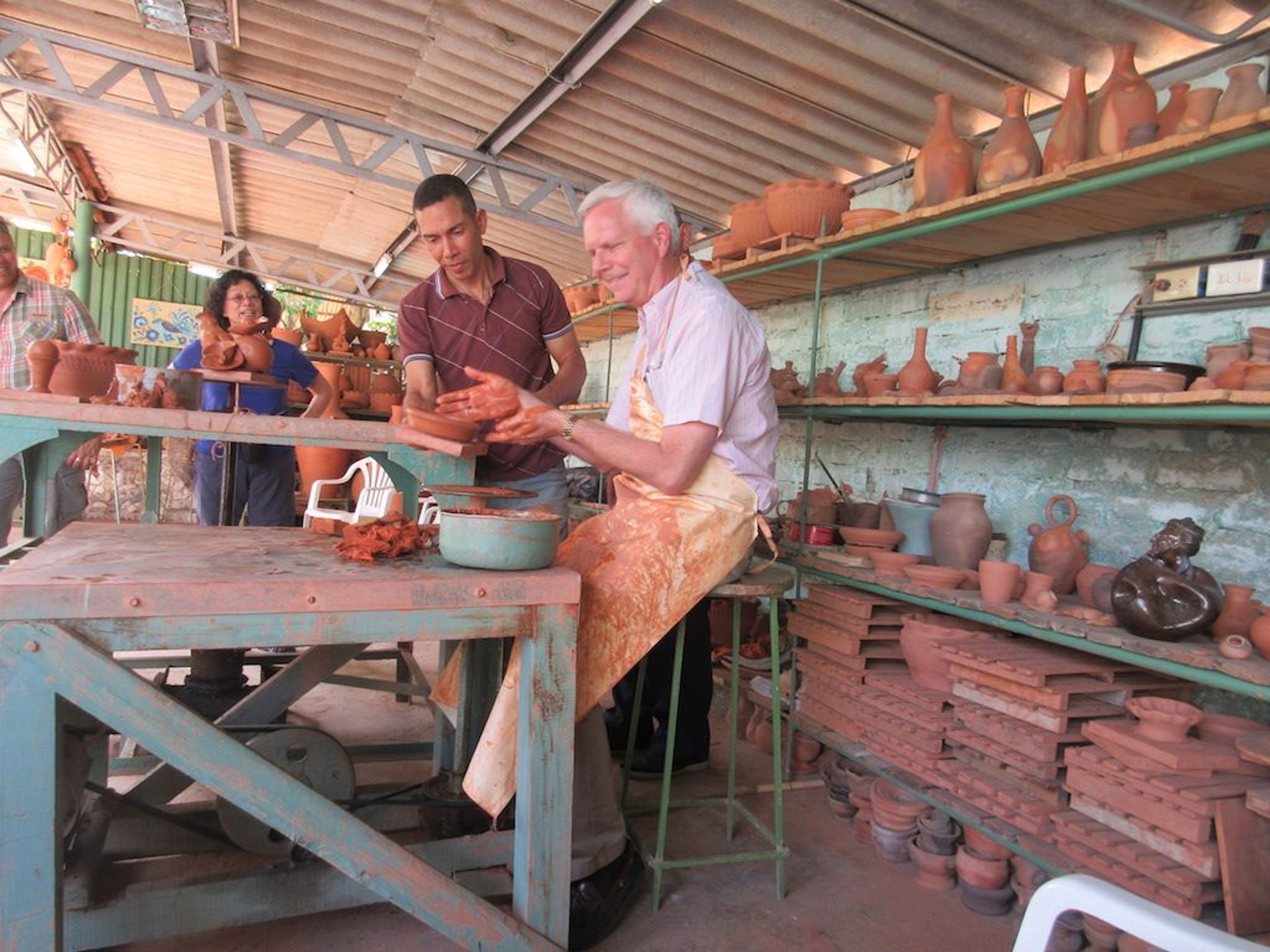 “From Earth to Fire” Tour. Potery Studio of the Casanova Family, Camagüey city