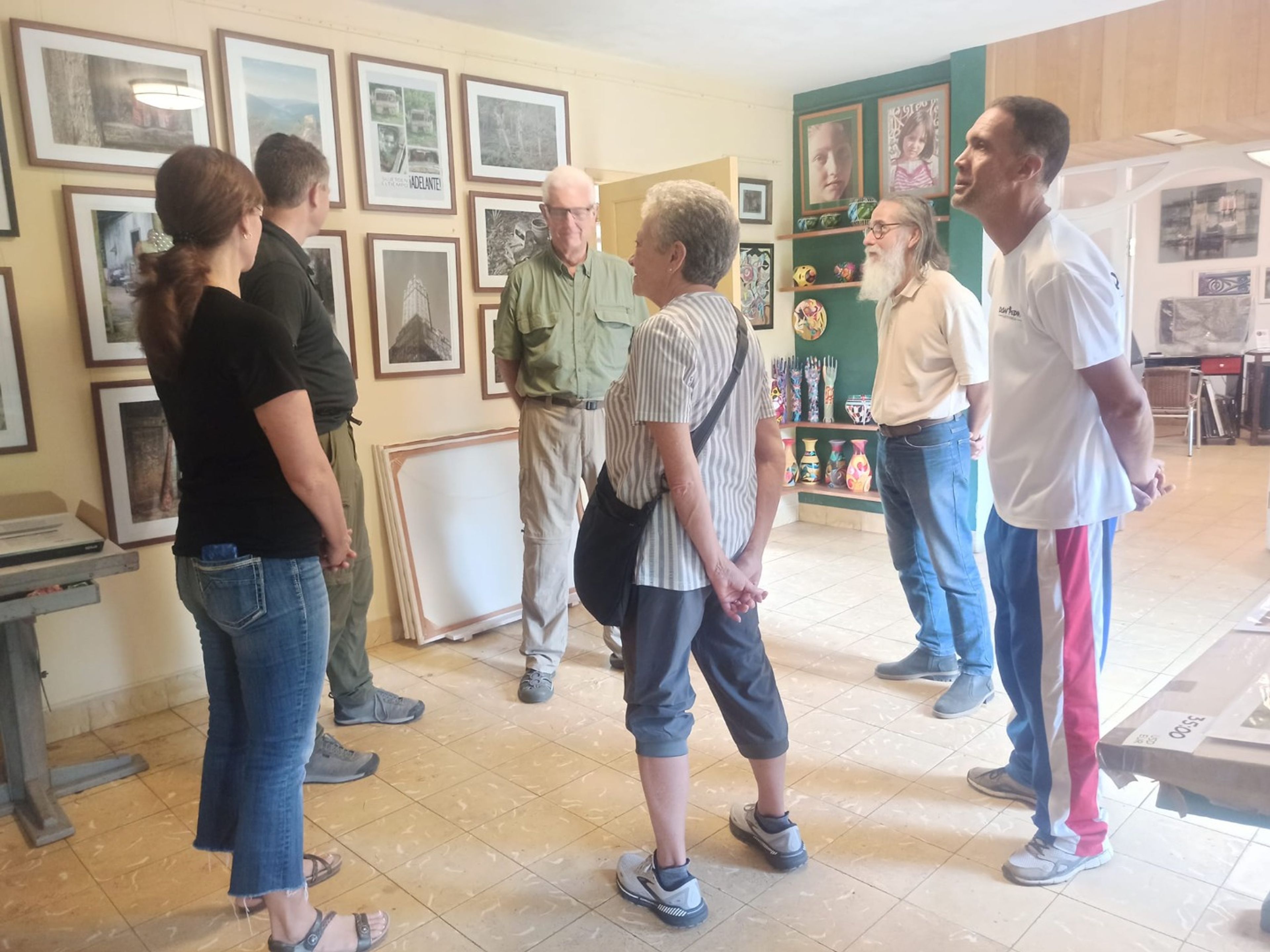 "VISIT TO THE JESÚS GASTELL WORKSHOP HOUSE" Tour. THE JESÚS GASTELL WORKSHOP HOUSE, Soroa Natural Park, Artemisa, Cuba.