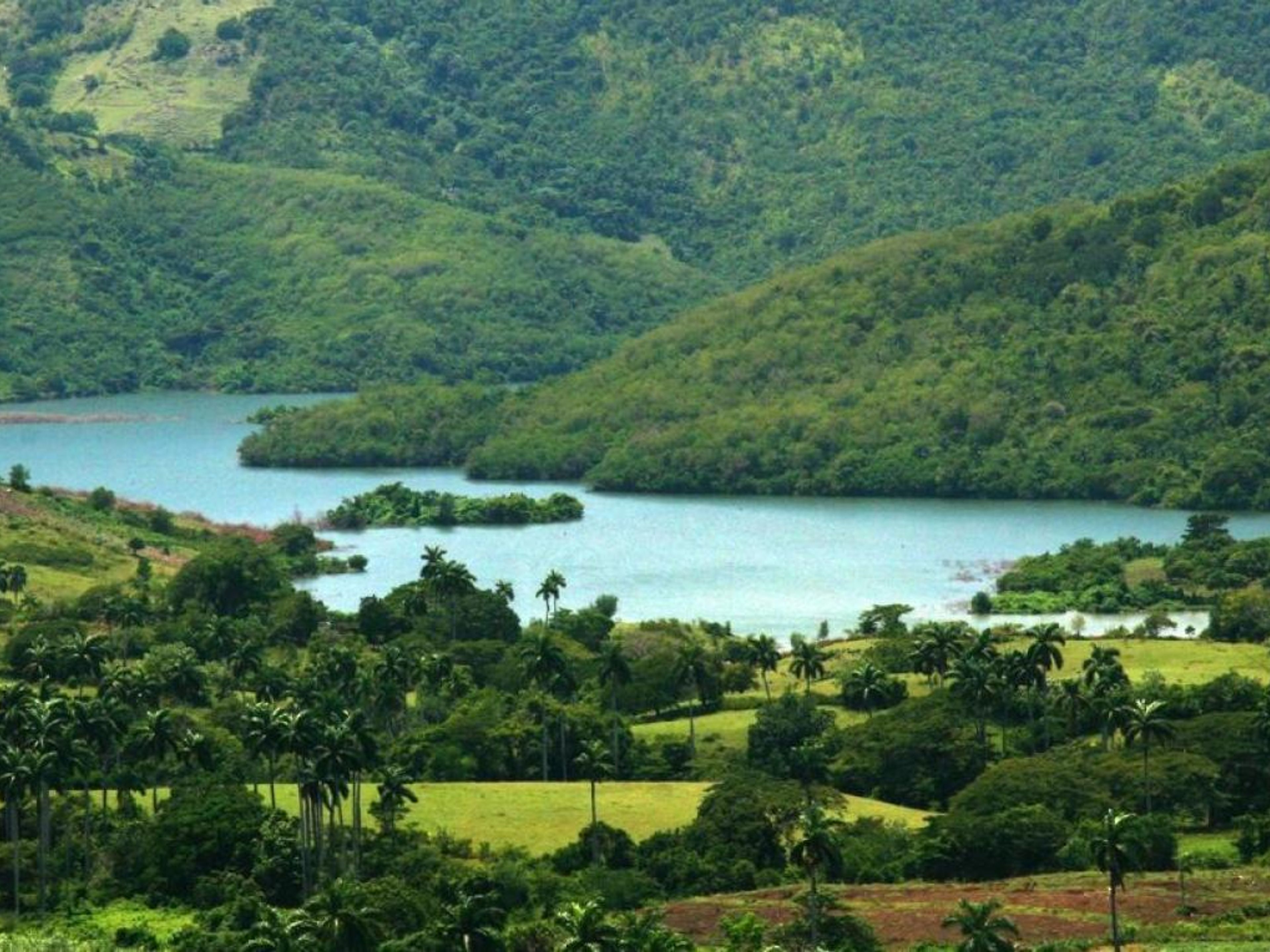 Excursão "DIVERSÃO NAS GRUTAS DE MATANZAS EM AUTOMÓVEIS CLÁSSICOS AMERICANOS". The Yumuri valley, panoramic view, Matanzas, Cuba.