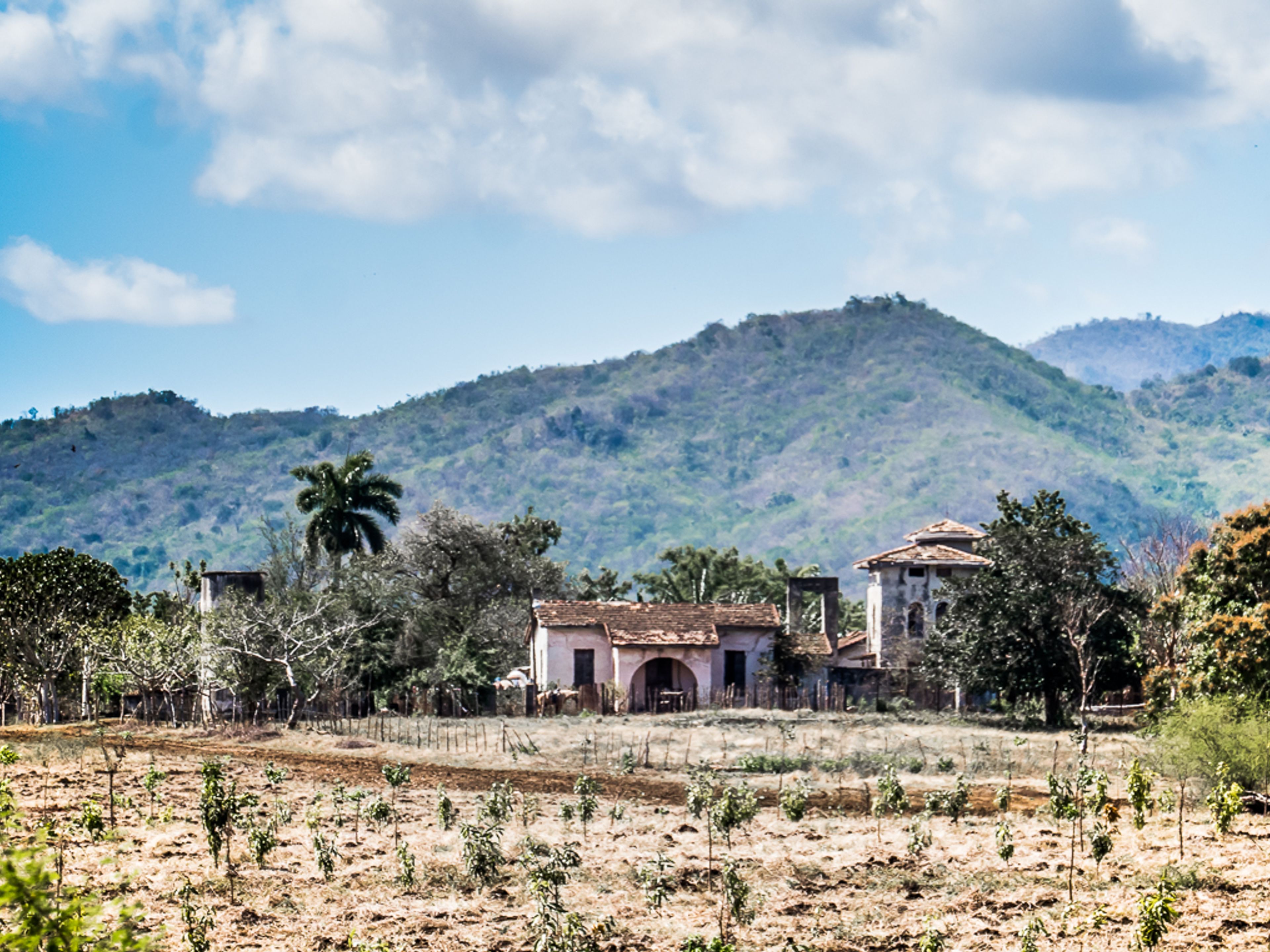 Excursión “Al Valle de los Ingenios, Un Viaje en el Tiempo”. The Sugar Mills Valley panoramic view, Sierra del Escambray, Trinidad, “To the Valley of the Mills, A Trip Through Time” Tour