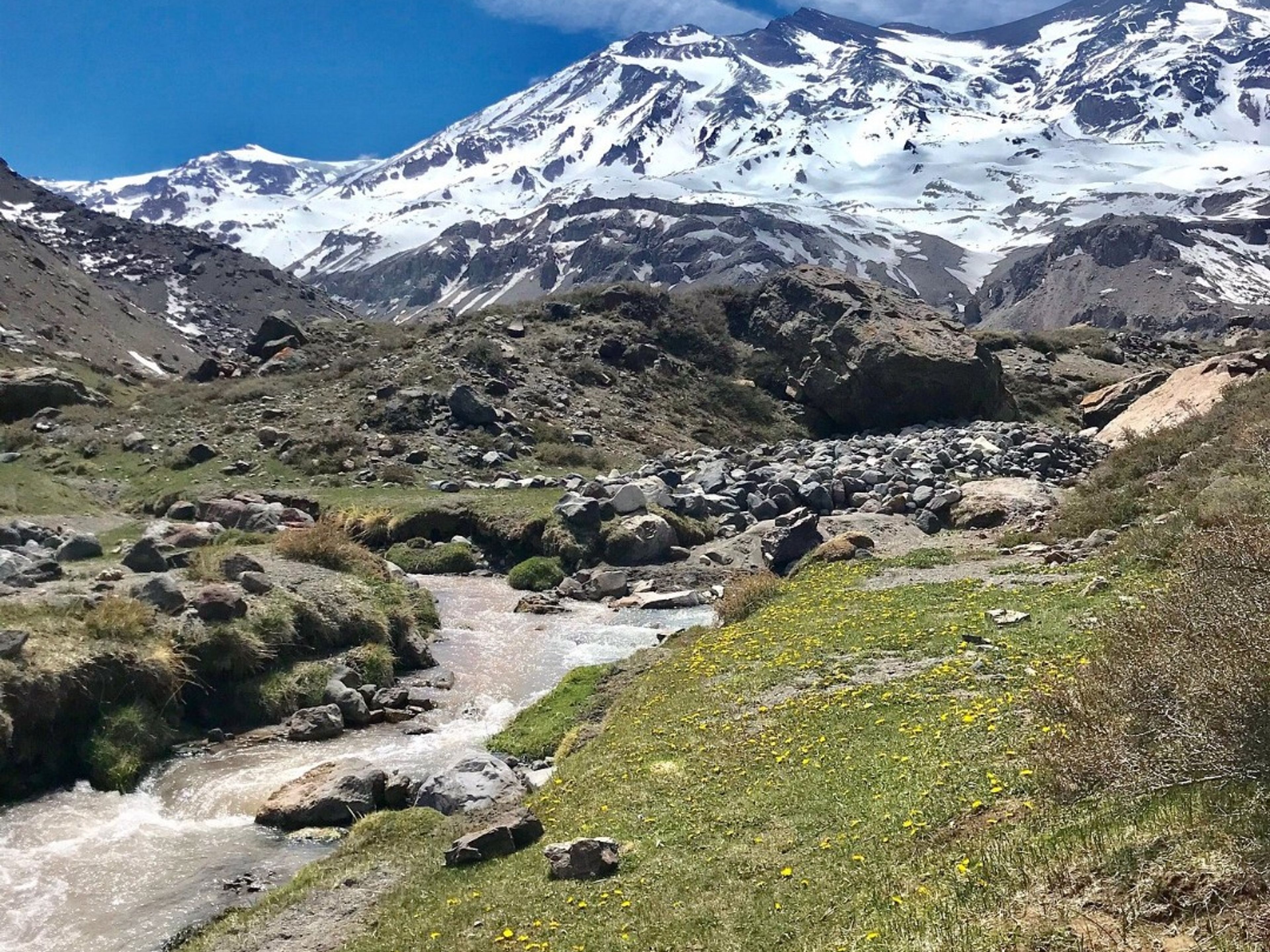 “SAN JOSÉ VOLCANO TREKKING + BAÑOS COLINA HOT SPRINGS” Tour. “SAN JOSÉ VOLCANO TREKKING + BAÑOS COLINA HOT SPRINGS” Tour, El Morado National Park, Chile.