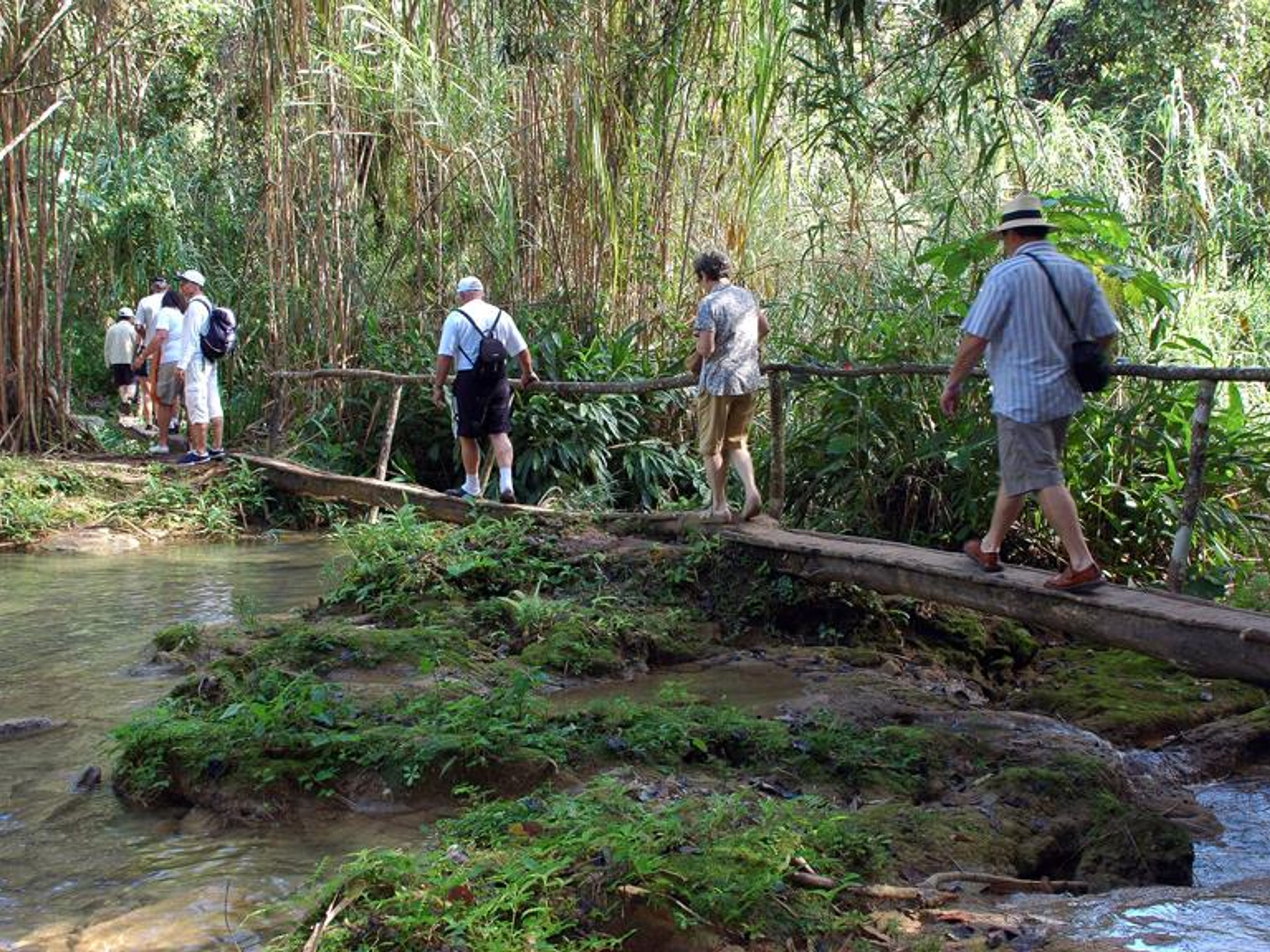 Jeep Safari “PARQUE NATURAL EL CUBANO”. "El Cubano" Natural Park, Topes de Collantes, Sacti Spíritus, Cuba.