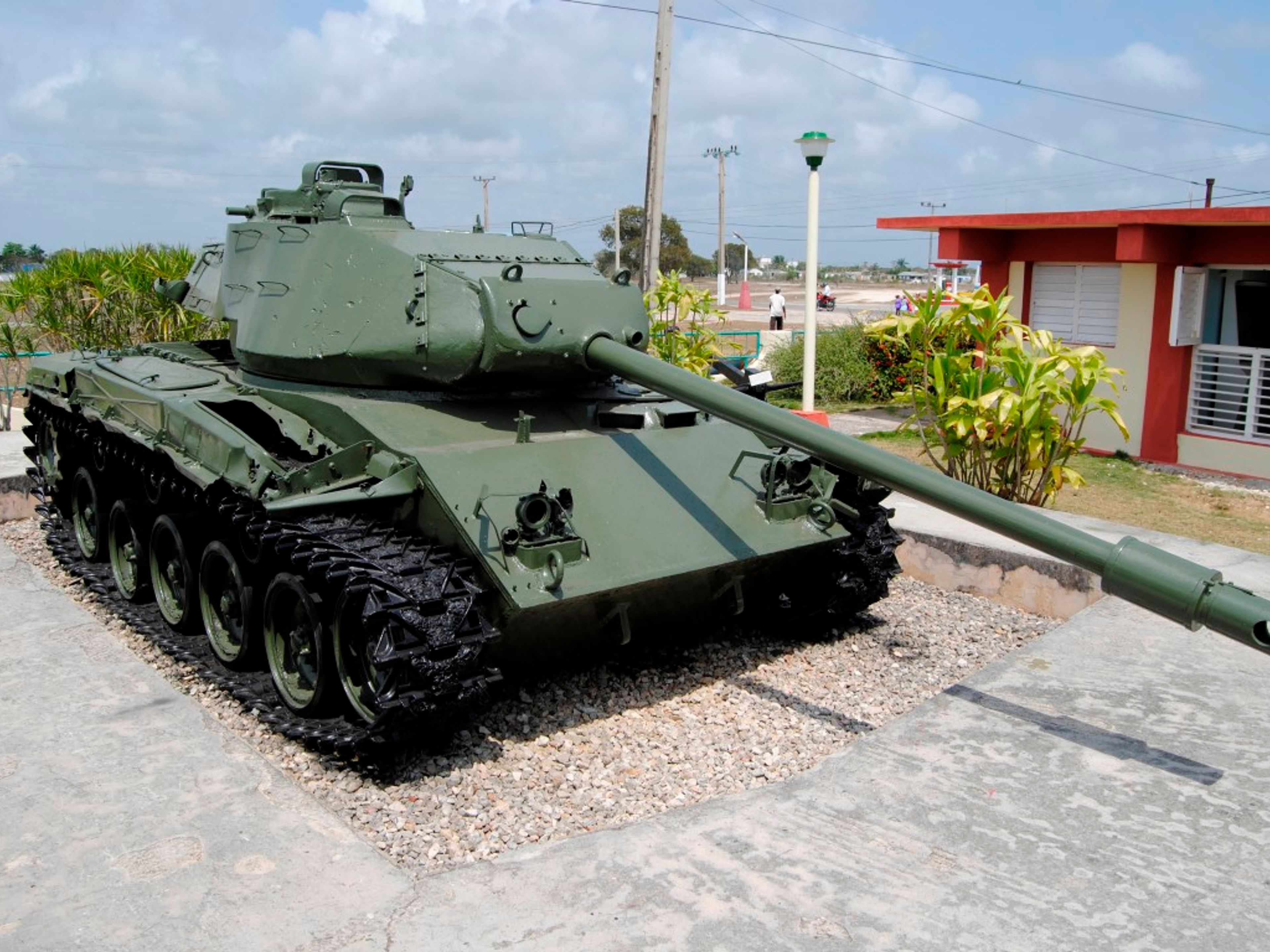 Tour “A PLAYA GIRON ET CALETA BUENA“. The Victory museum panoramic view, Playa Girón, Matanzas, Cuba.