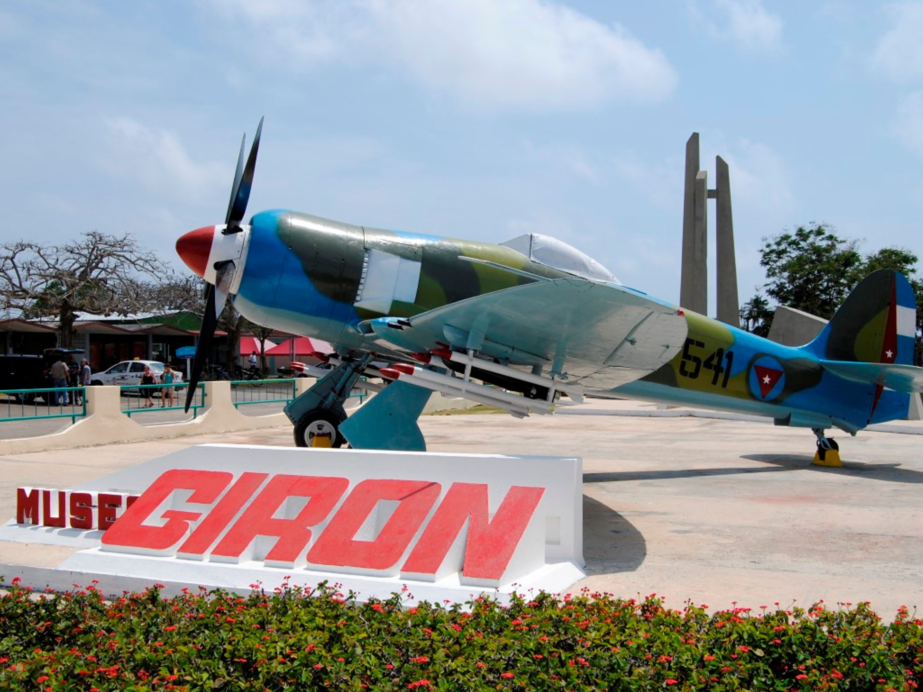 Excursión “A PLAYA GIRÓN Y CALETA BUENA”. The Victory museum panoramic view, Playa Girón, Matanzas, Cuba.