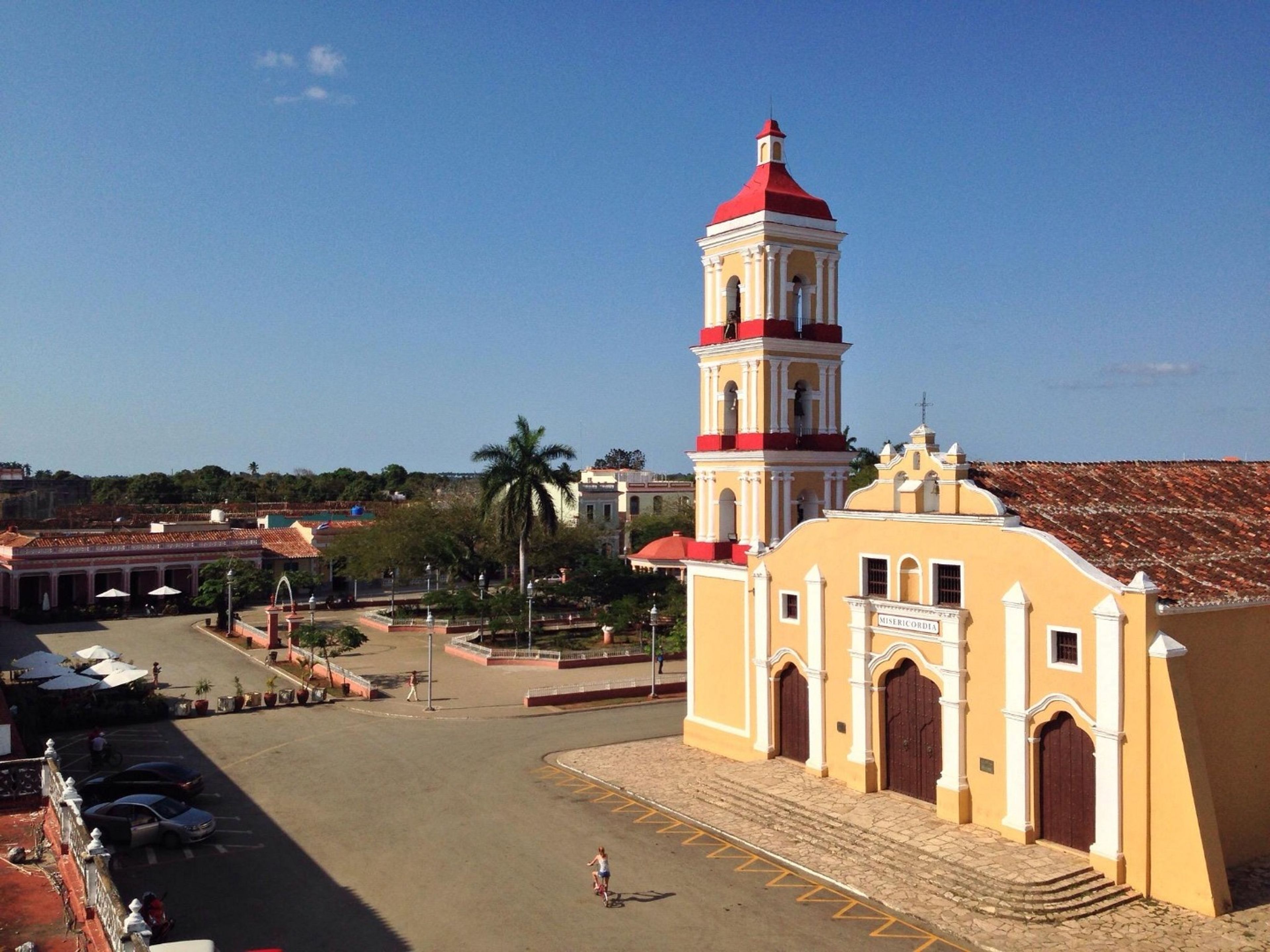 Excursión "CAFÉ Y TABACO". San Juan de los Remedios old city panoramic view, Villa Clara, Cuba.