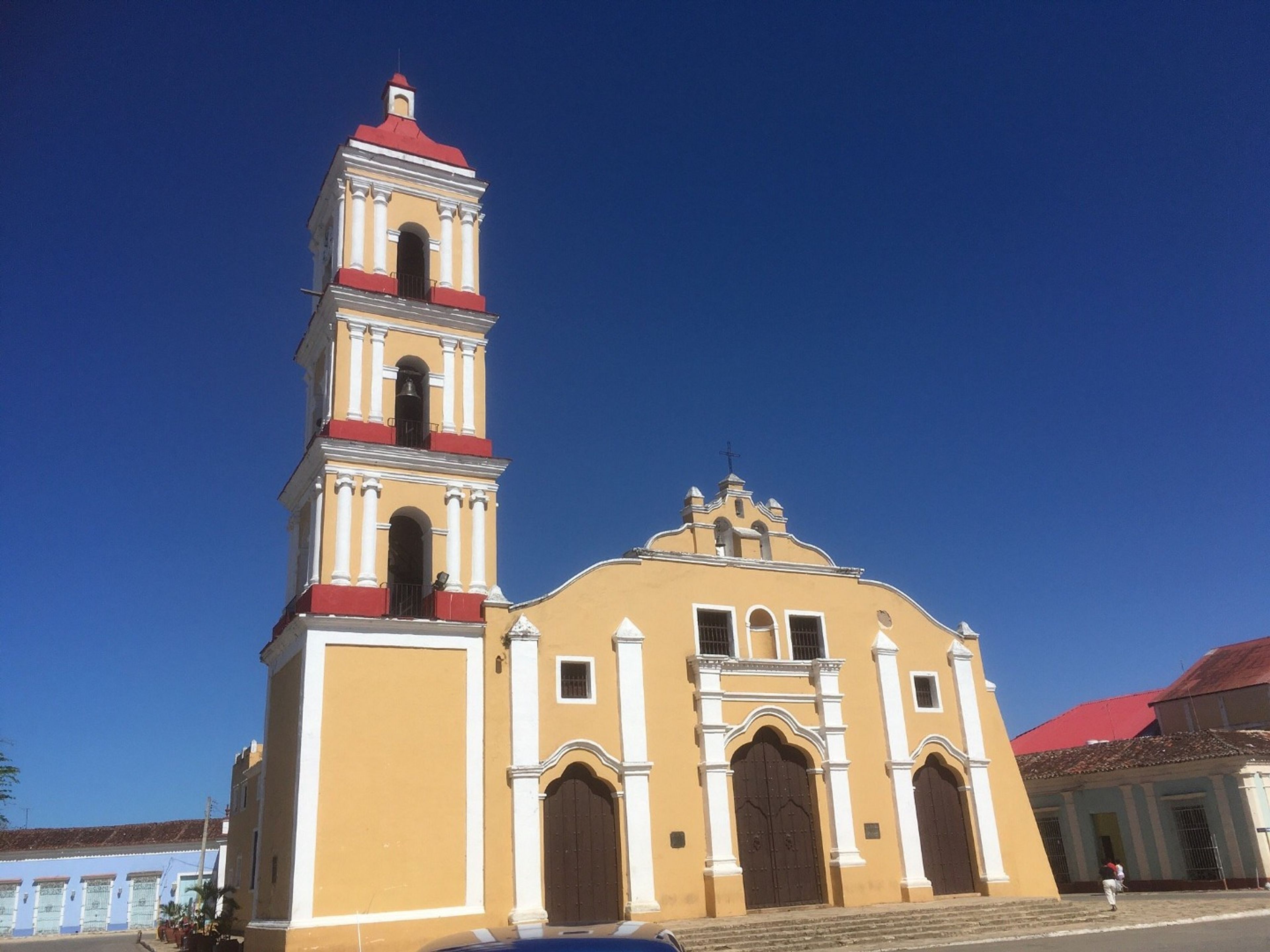 Excursión "CAFÉ Y TABACO". San Juan de los Remedios old city panoramic view, Villa Clara, Cuba.