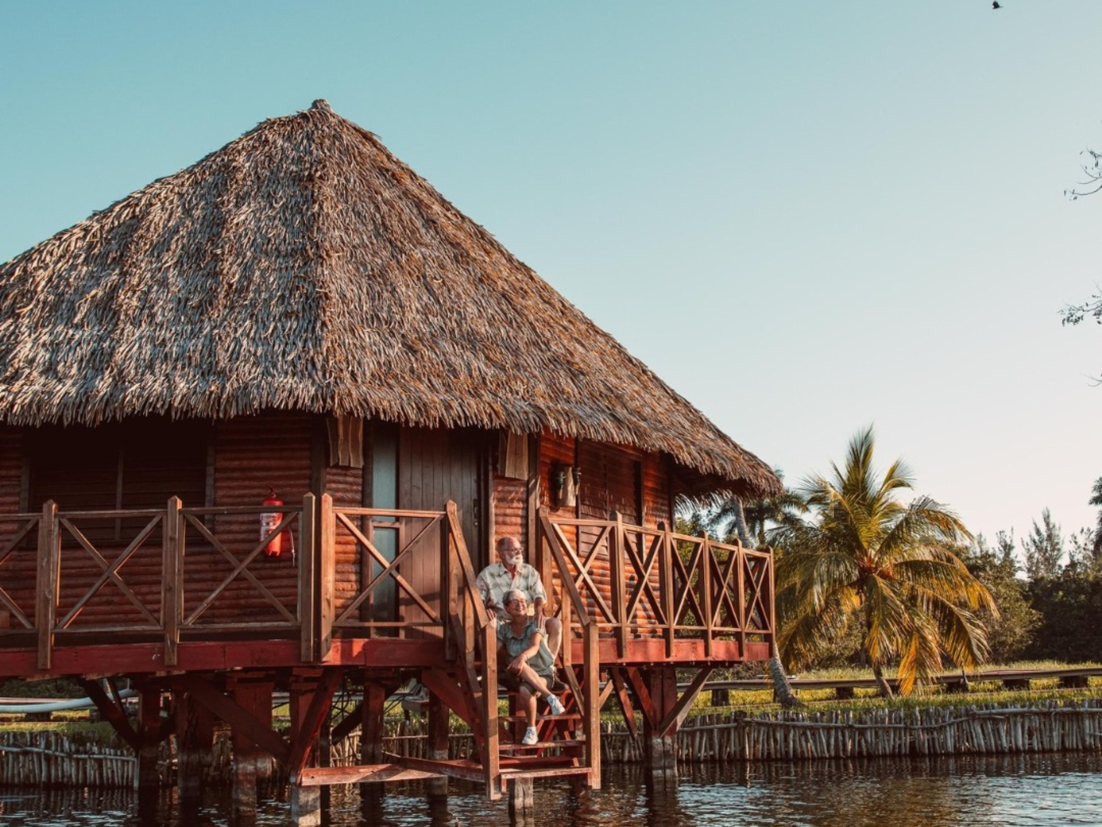 Excursão “TRANSFER PARA PLAYA GIRÓN (SÓ IDA) + 2 HORAS DE PASSEIO NA CIENAGA DE ZAPATA”. Guama Tourist Park panoramic view, Cienaga de Zapata, Matanzas, Cuba.