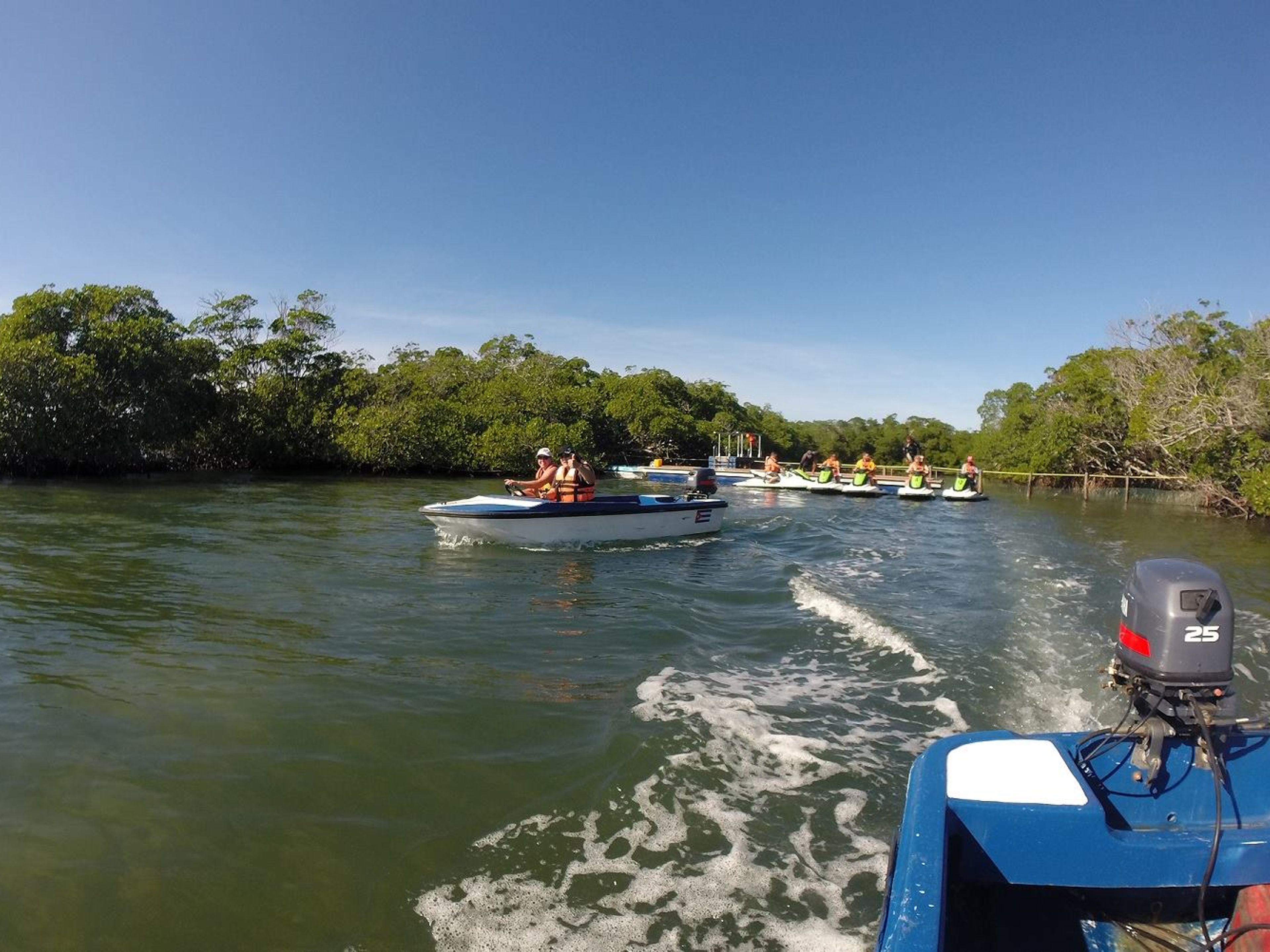 Tур "BOAT ADVENTURE В ВАРАДЕРО" (в Скоростной катер). “BOAT ADVENTURE IN VARADERO“ Tour (in Speed Boat), Varadero, Matanzas, Cuba.