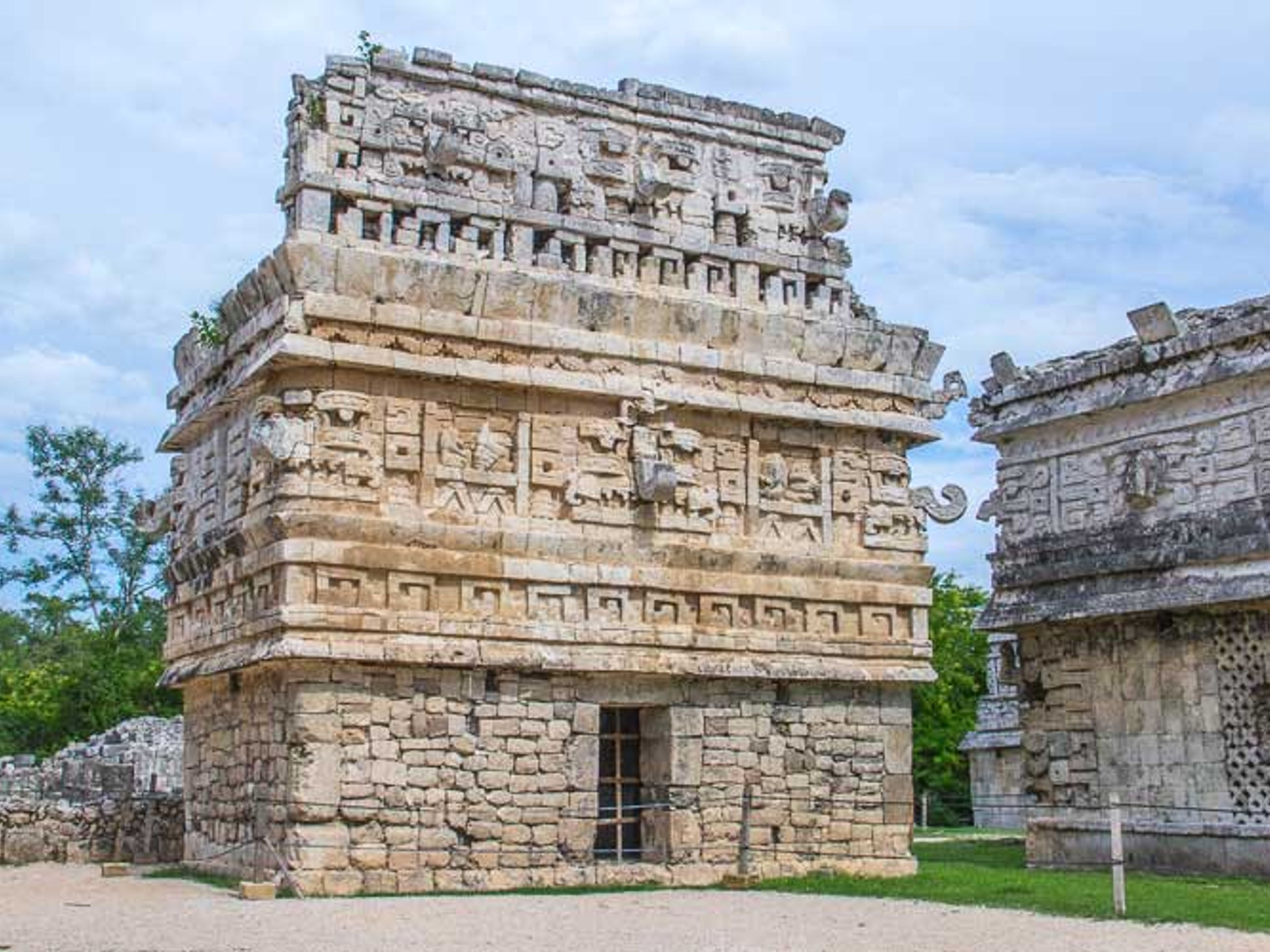"Exclusieve VIP-tour Chichen Adventure + ATV's" Tour. "La Iglesia" in the Las Monjas complex. Chichen Itza Archaeological Zone, Cancun, Mexico.