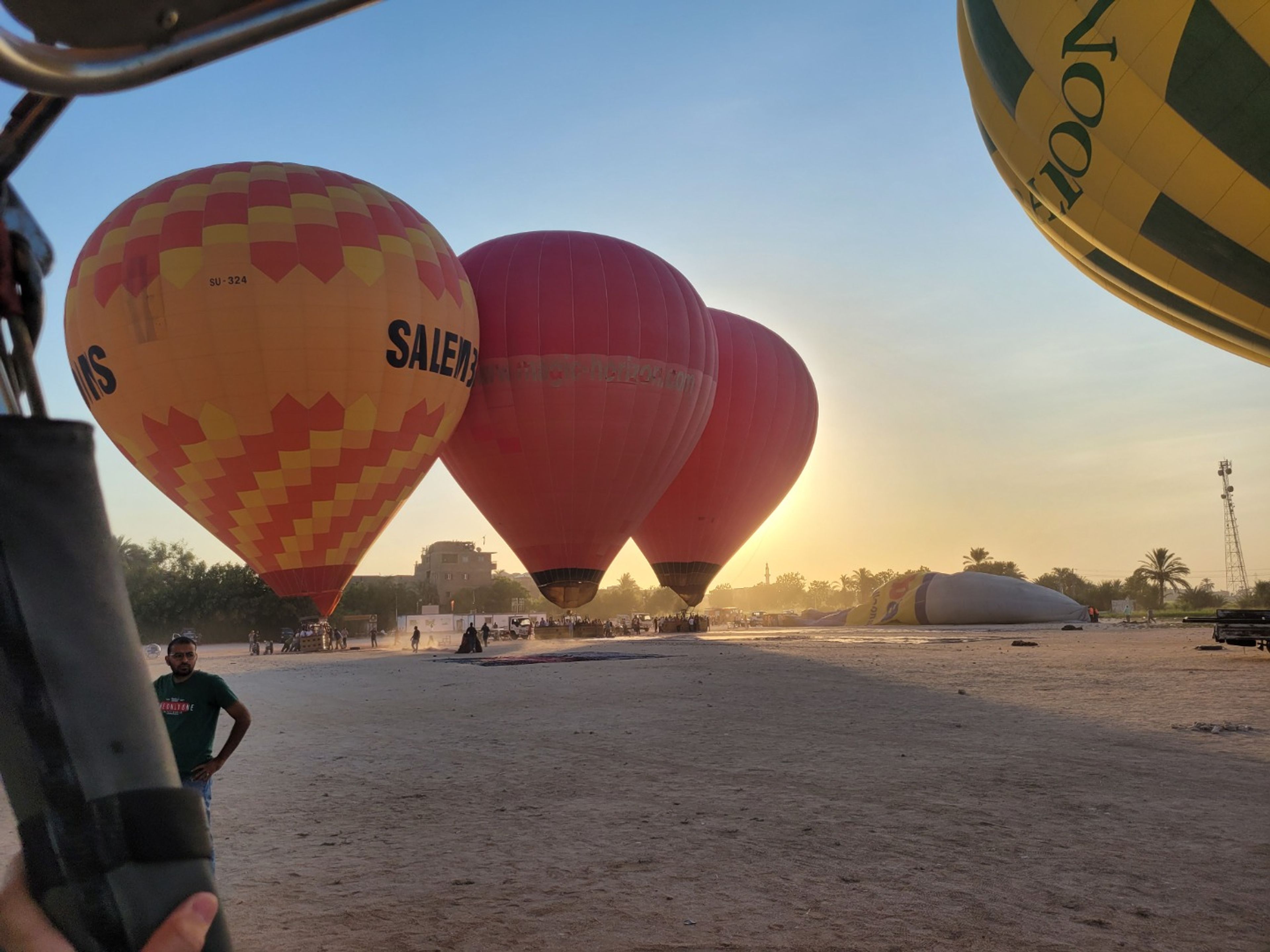 "BALLONFAHRT IN LUXOR" Private Tour. "BALLOON RIDE IN LUXOR" Private Tour, Luxor, Egypt.