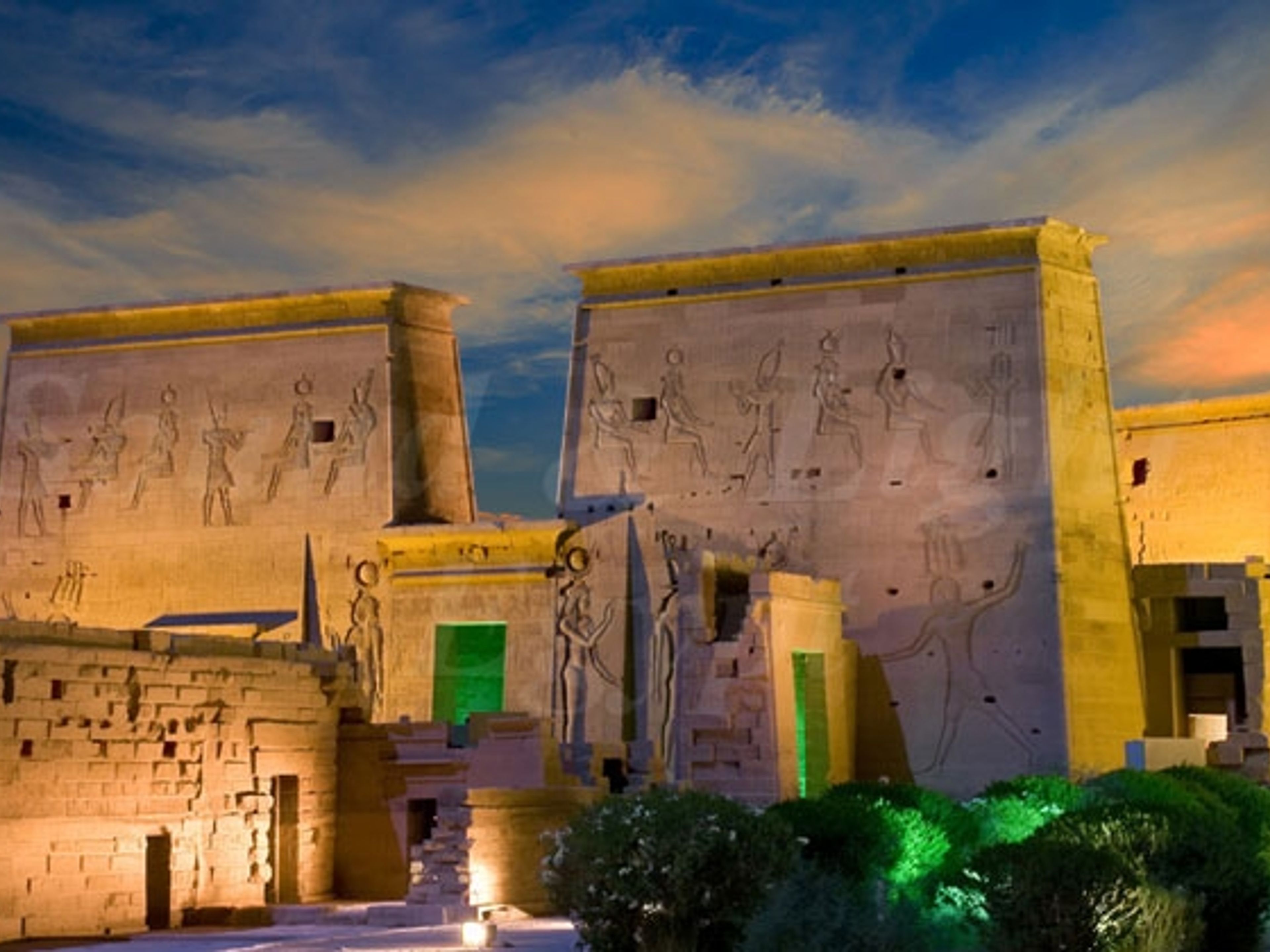 "SOUND AND LIGHT SHOW AT PHILAE'S TEMPLE" TOUR.