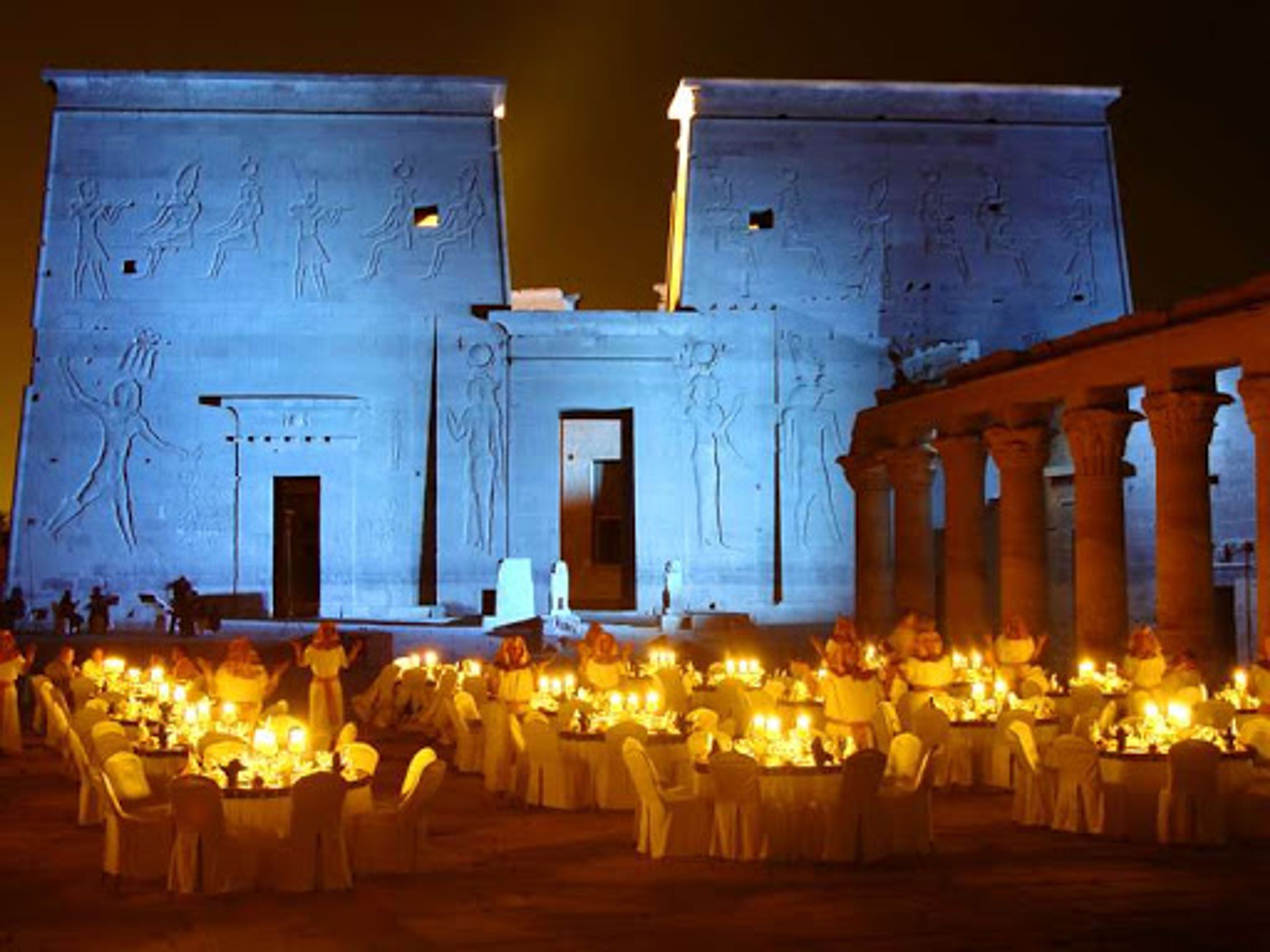 "SOUND AND LIGHT SHOW AT PHILAE'S TEMPLE" TOUR.. null