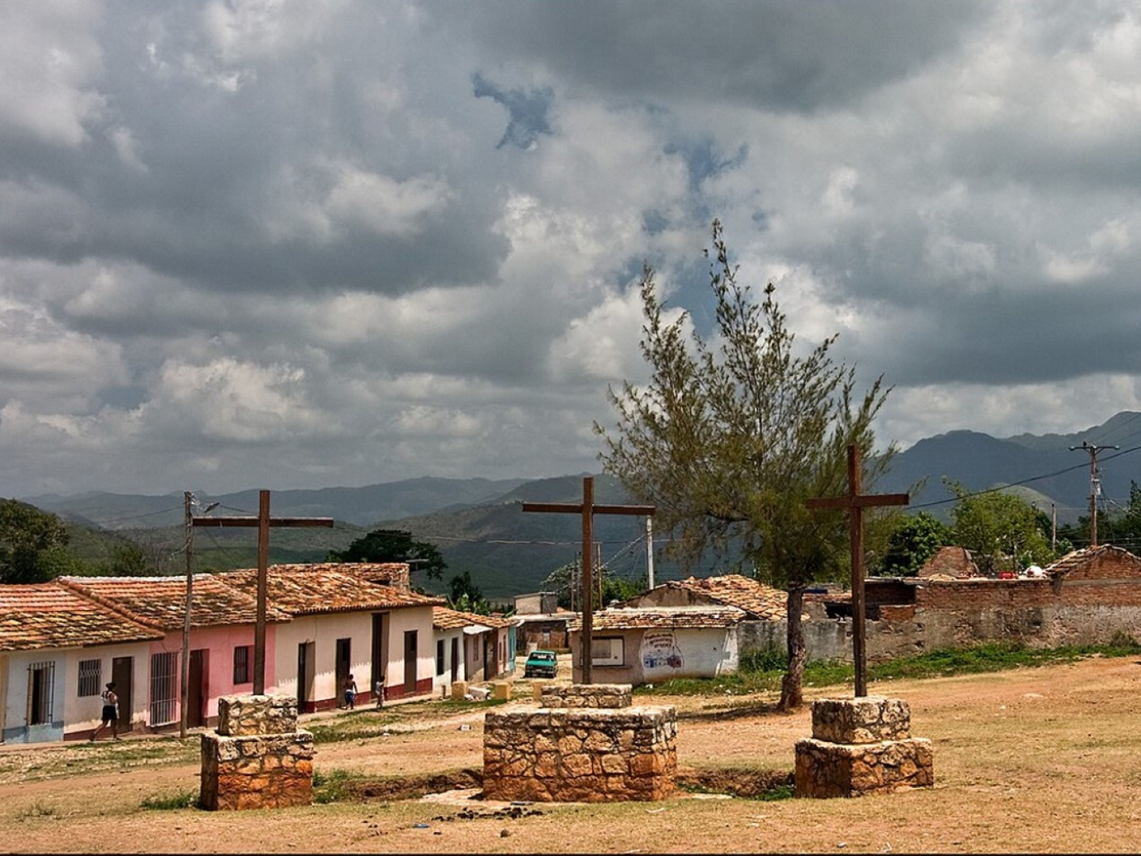 Tour "TRE SEGGI DA TRINIDAD". Trinidad old city panoramic view, Sancti Spíritus, Cuba